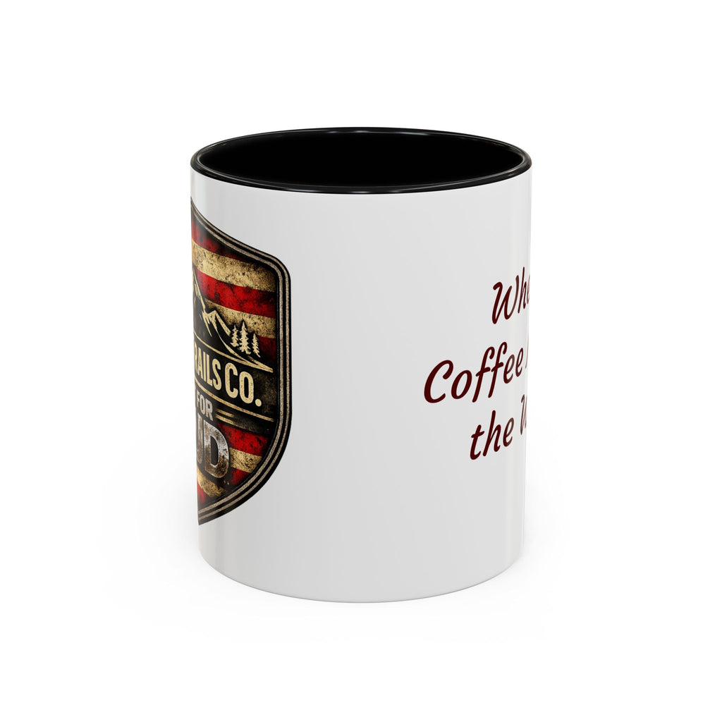 Built for Mud Coffee Mug — Legacy Trails Co. Vintage Off‑Road Flag Design