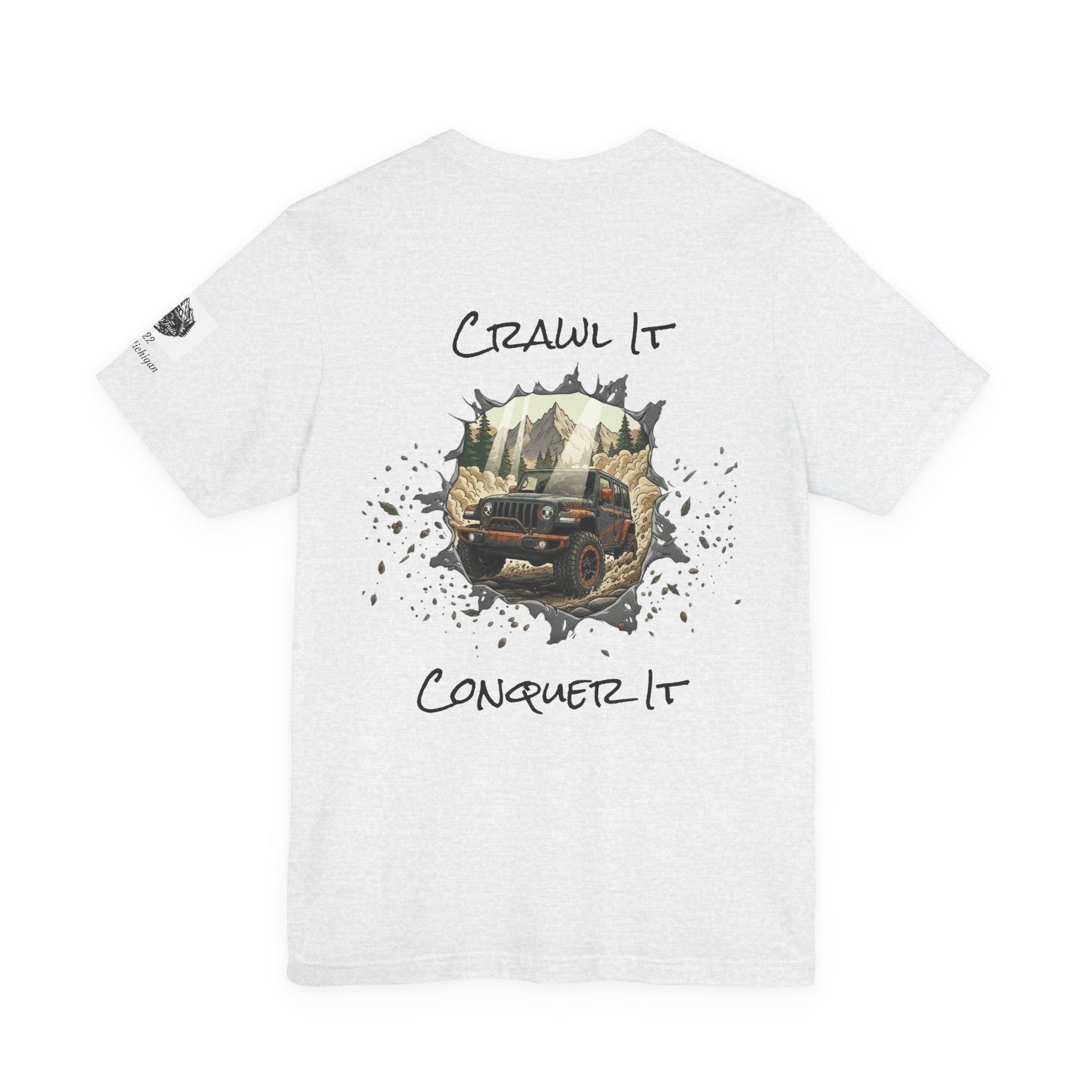 Off‑Road Jeep Tee — "Crawl It, Conquer It" Adventure Shirt