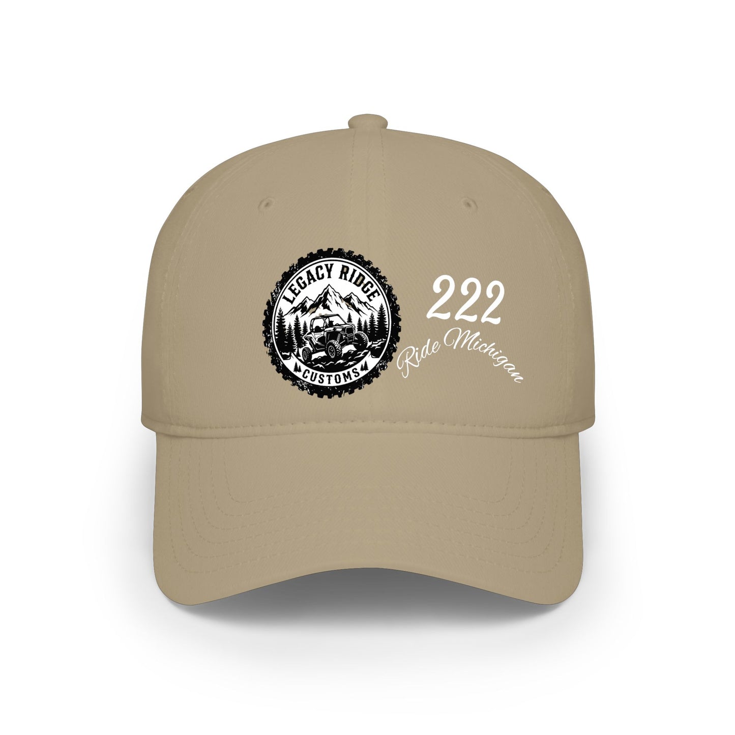 Legacy Riders 222 Red Low Profile Baseball Cap