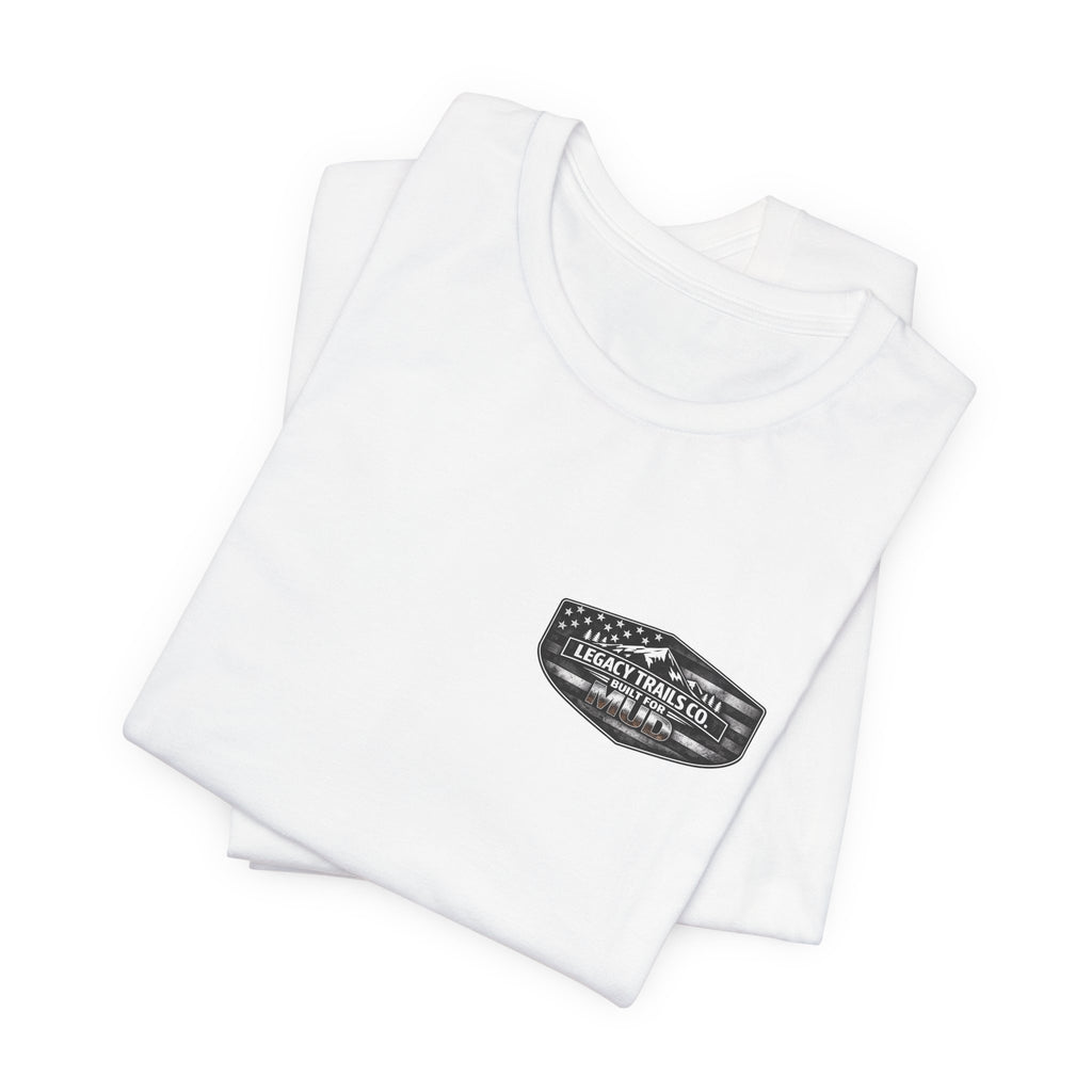 Motorcycle T‑Shirt — "Throttle Up Tune Out" Vintage Rider Tee