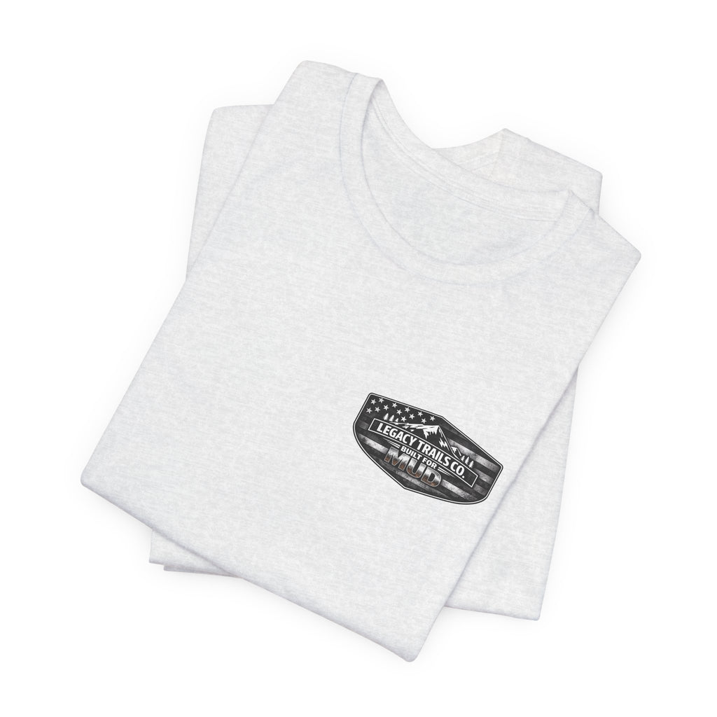 Motorcycle T‑Shirt — "Throttle Up Tune Out" Vintage Rider Tee