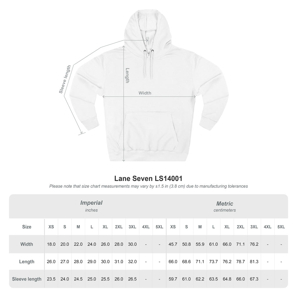 Hoodie - '222 Sand Bowl, St. Helen Michigan' Mens Graphic Fleece Hoodie