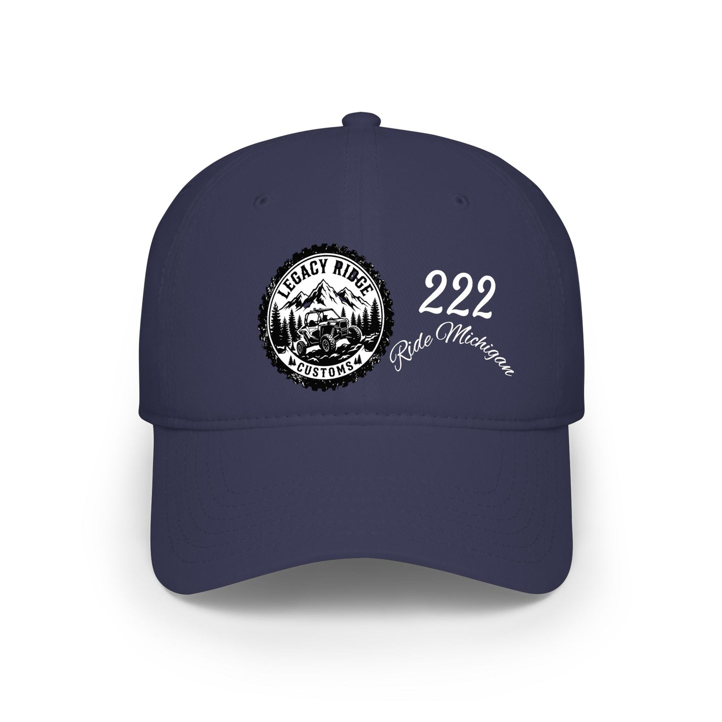 Legacy Riders 222 Red Low Profile Baseball Cap