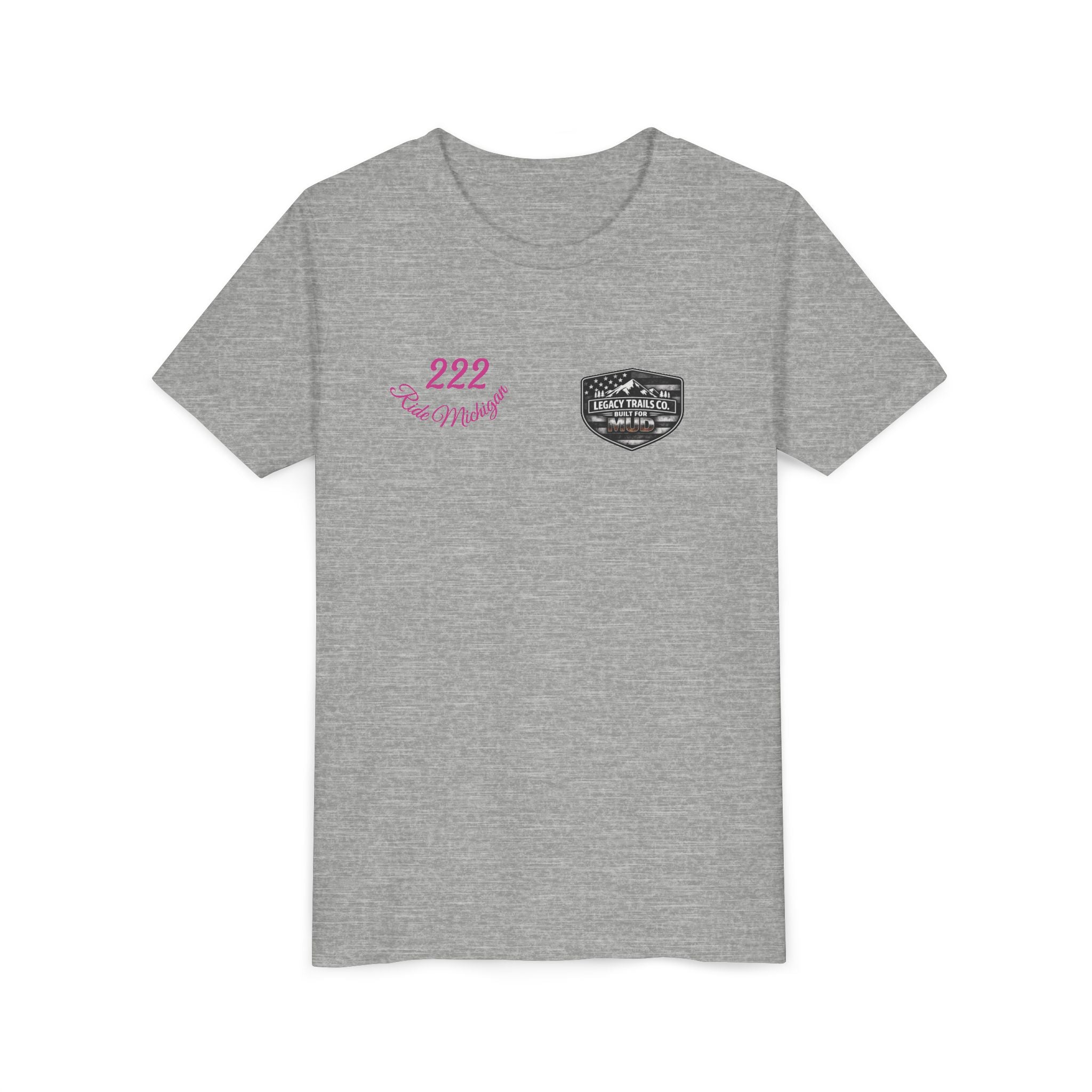 Ponytails & Trails Youth Tee — Cute Outdoor Adventure Graphic T-Shirt
