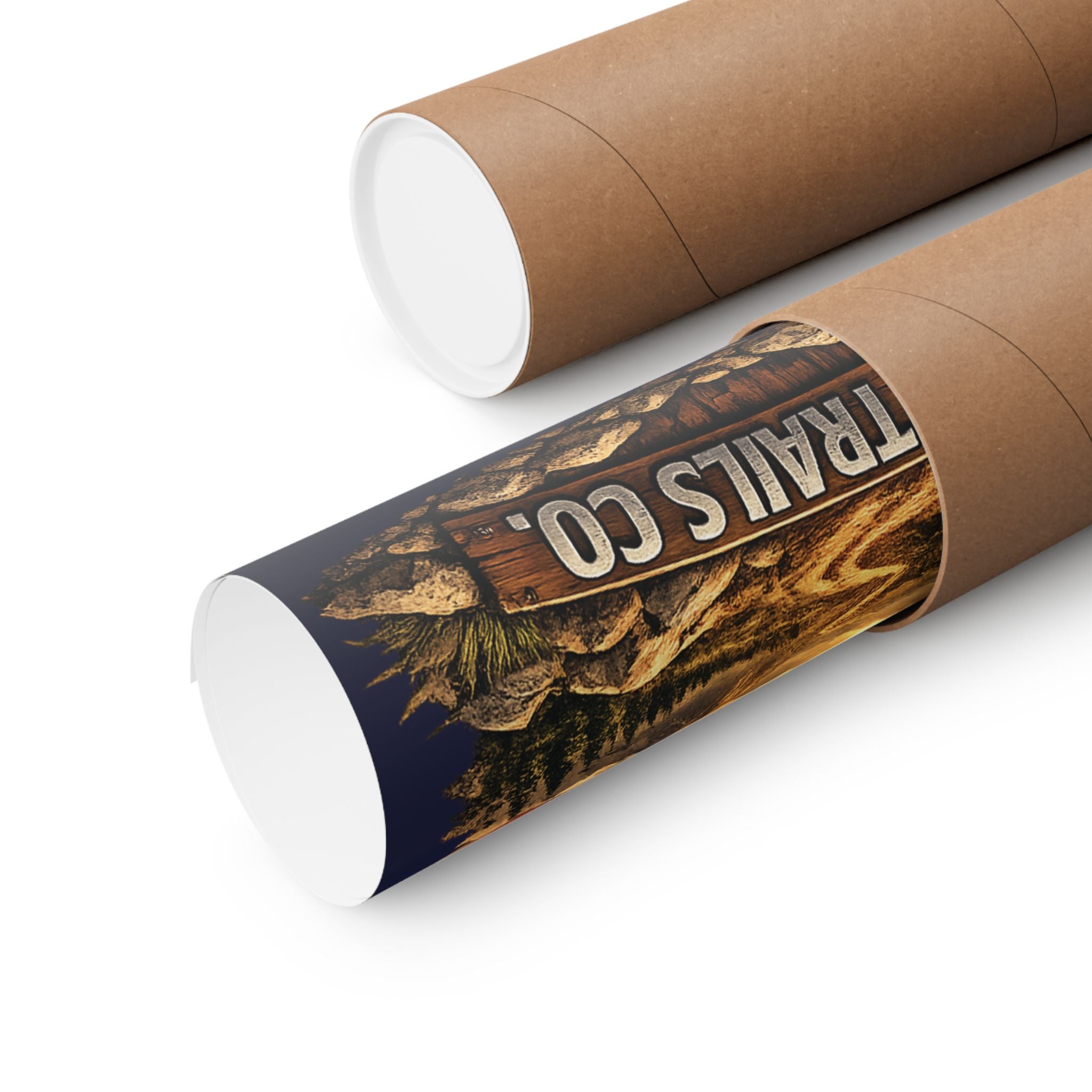 Freedom Runs Deep Matte Poster — "Legacy Trails Co. 1776–2026" Patriotic Wall Art