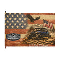 UTV American Flag Trail Flag — Double-Sided Off-Road Patriot Decor