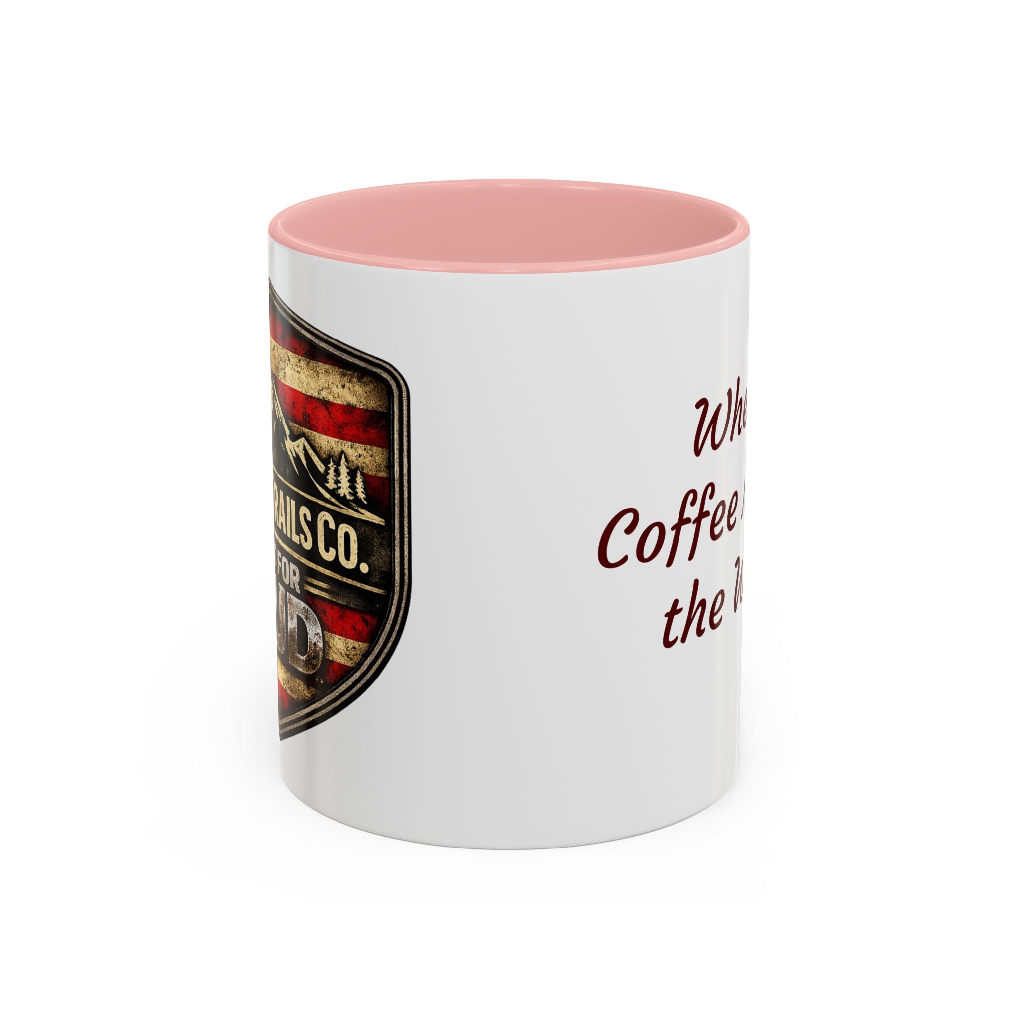 Built for Mud Coffee Mug — Legacy Trails Co. Vintage Off‑Road Flag Design