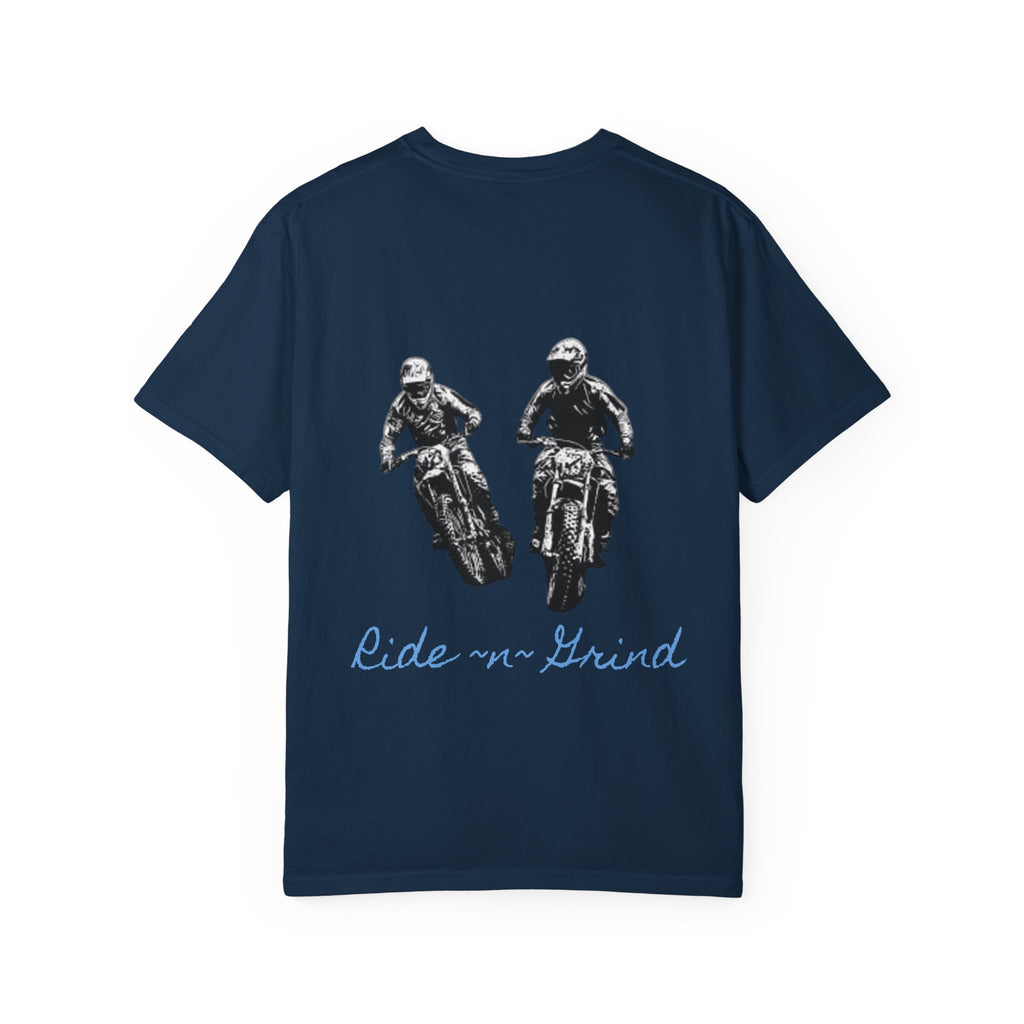 Ride or Grind Motorcycle T-Shirt — '222' Moto Graphic Tee