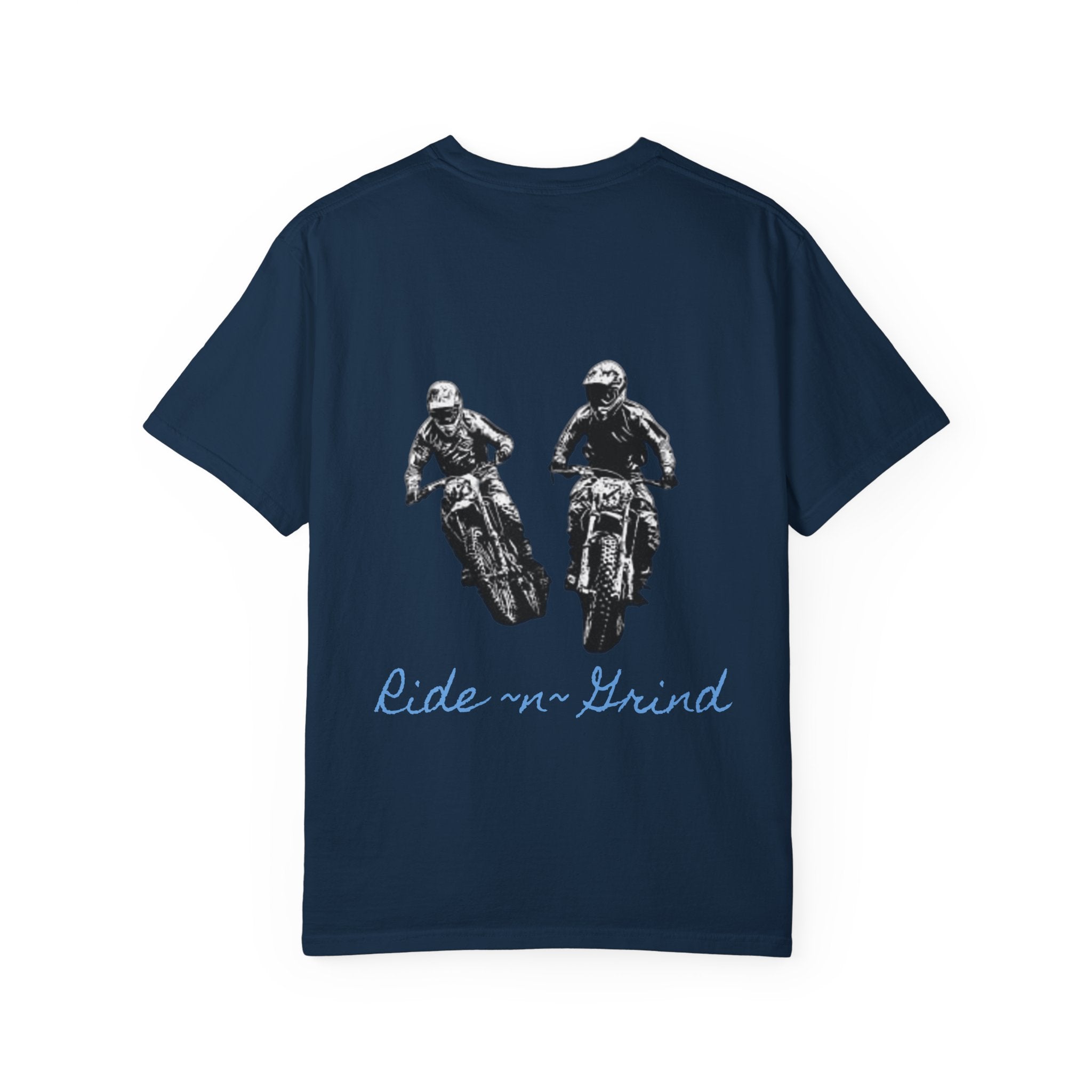 Ride or Grind Motorcycle T-Shirt — '222' Moto Graphic Tee