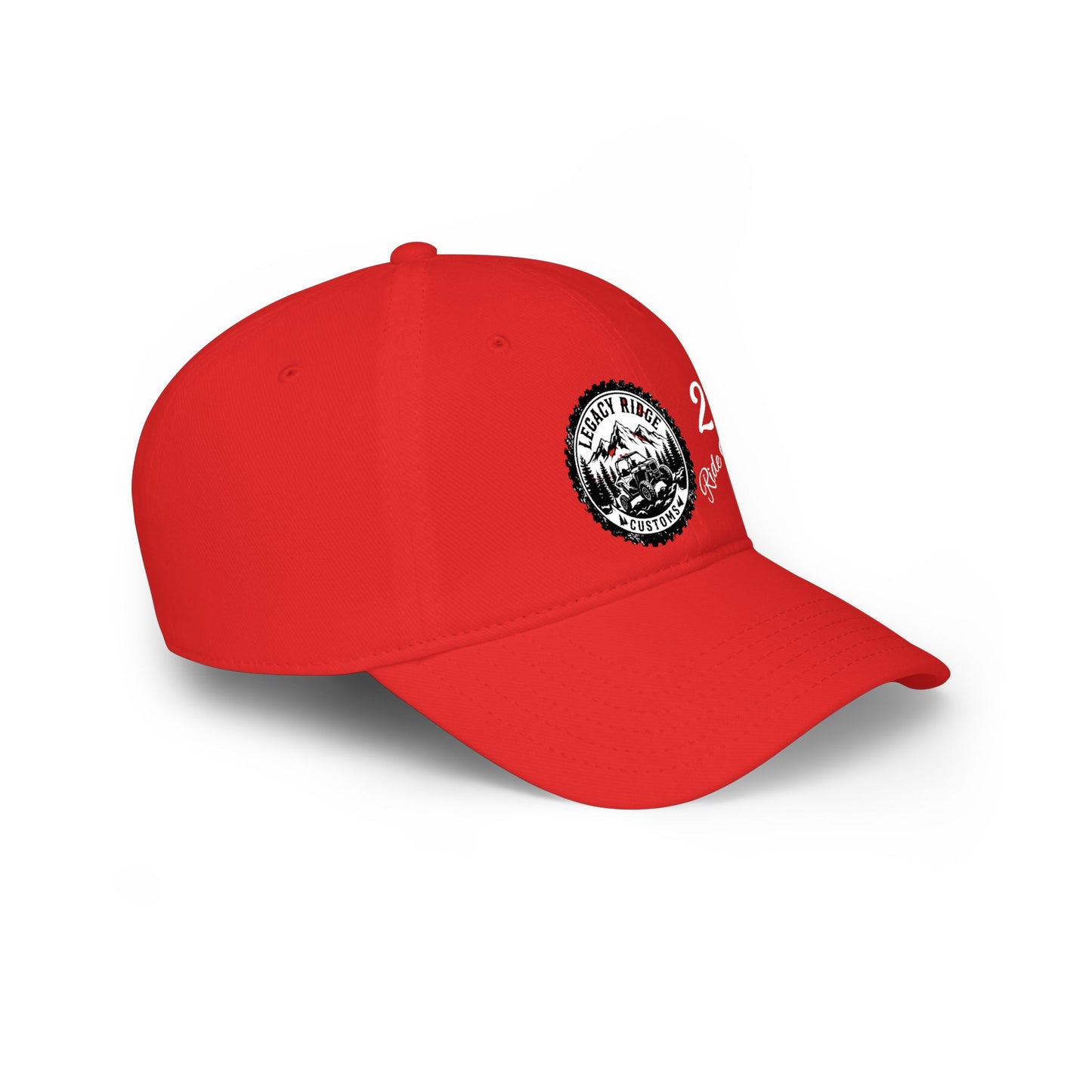 Legacy Riders 222 Red Low Profile Baseball Cap