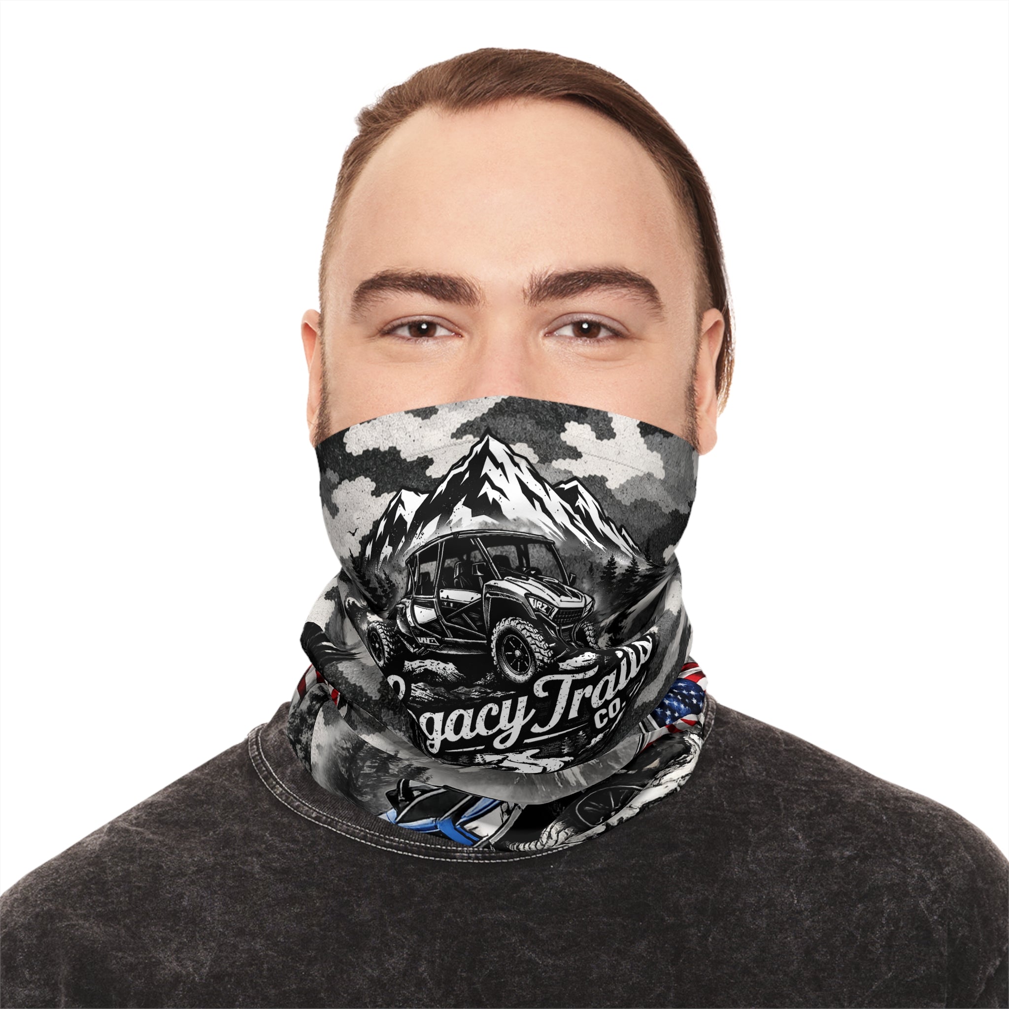 Patriotic Off-Road Neck Gaiter — Legacy Trails UTV Design