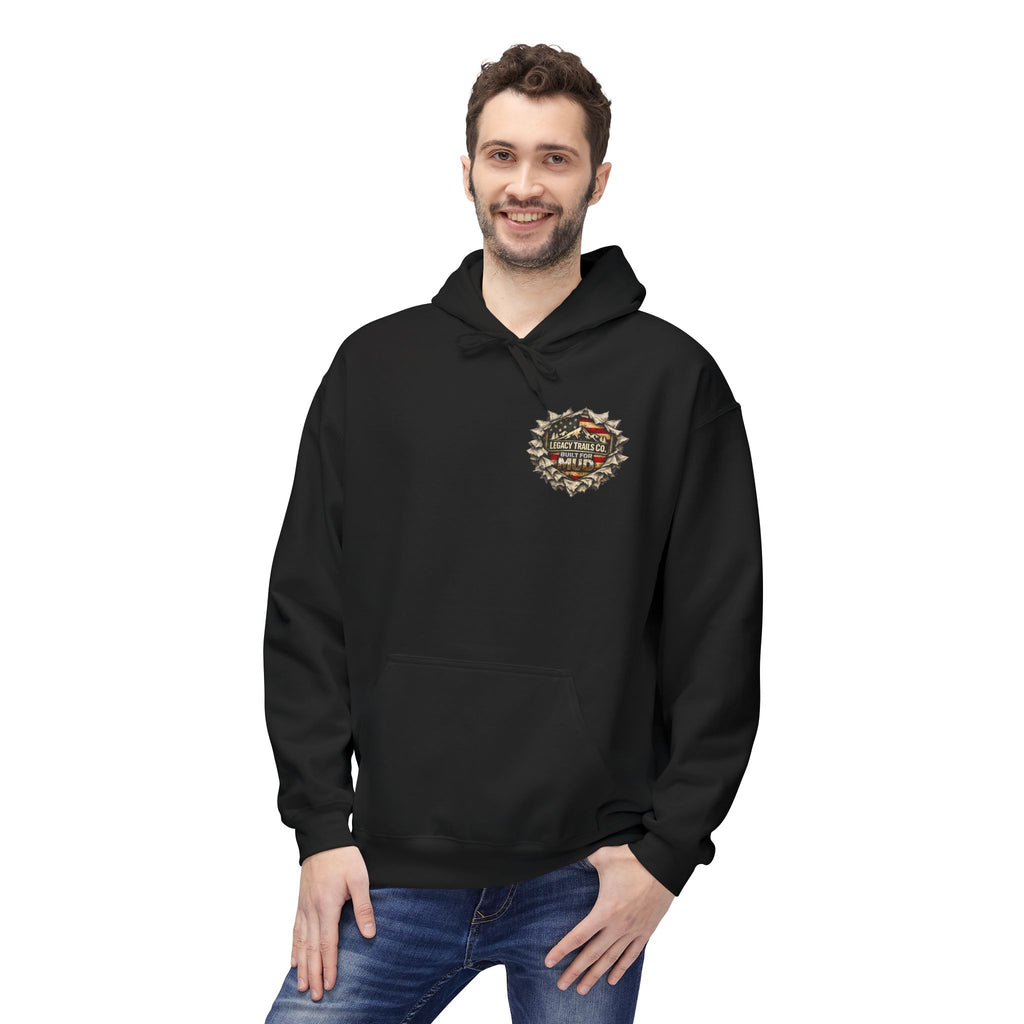 Adventure Hoodie — "No Roads, No Limits" Off‑Road Mountain Truck Hoodie