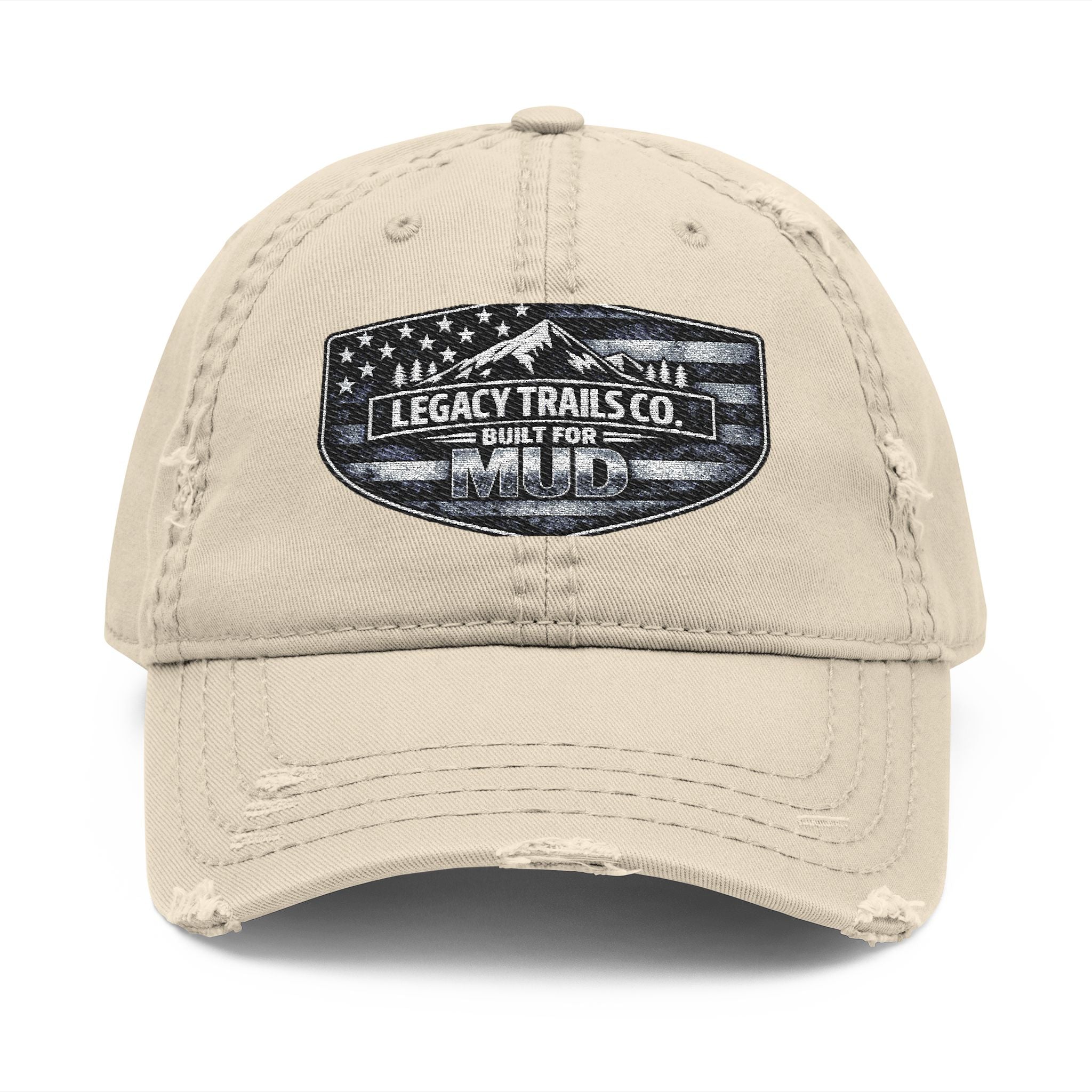 Vintage Embroidered Dad Hat — Legacy Trails Co. Distressed Cap