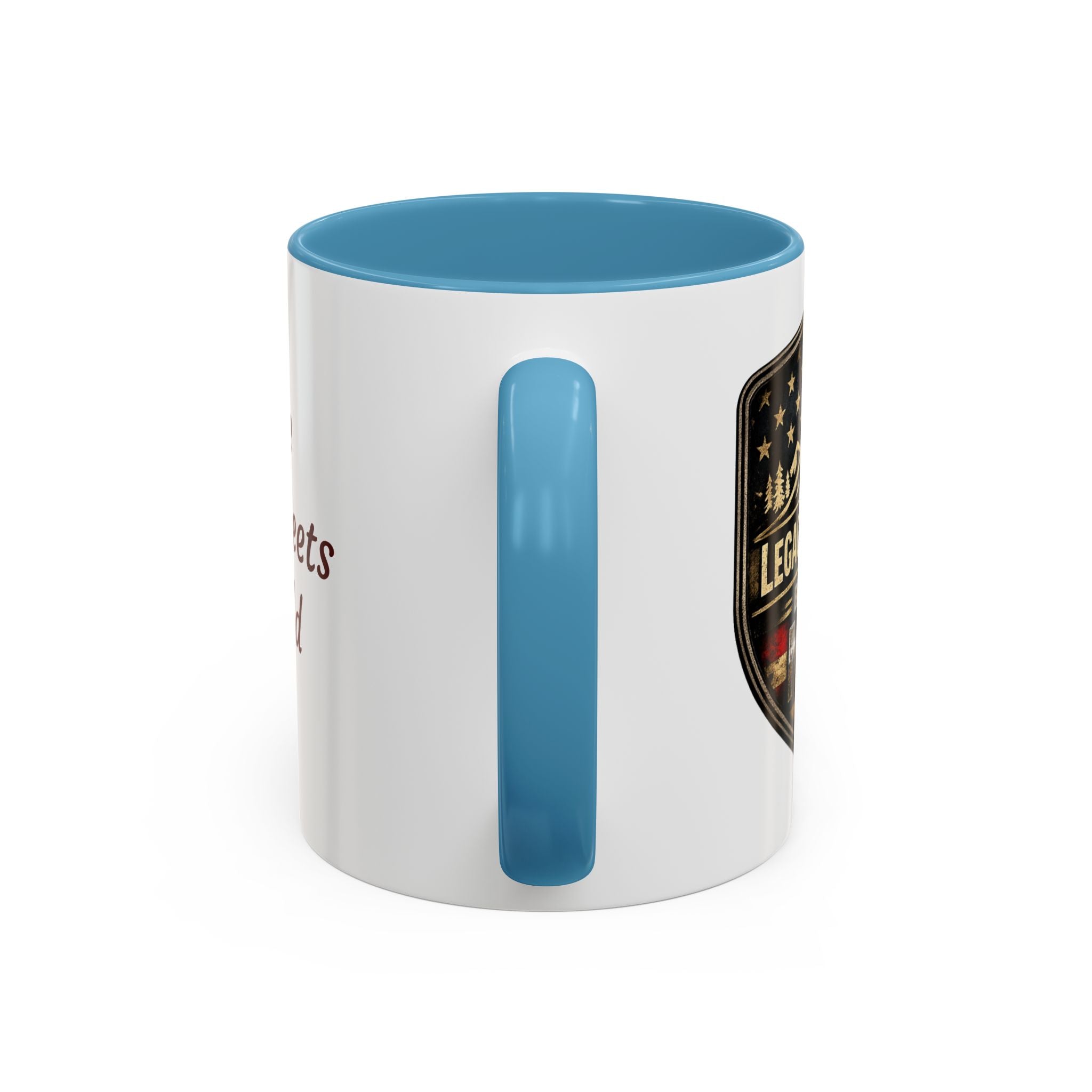 Built for Mud Coffee Mug — Legacy Trails Co. Vintage Off‑Road Flag Design