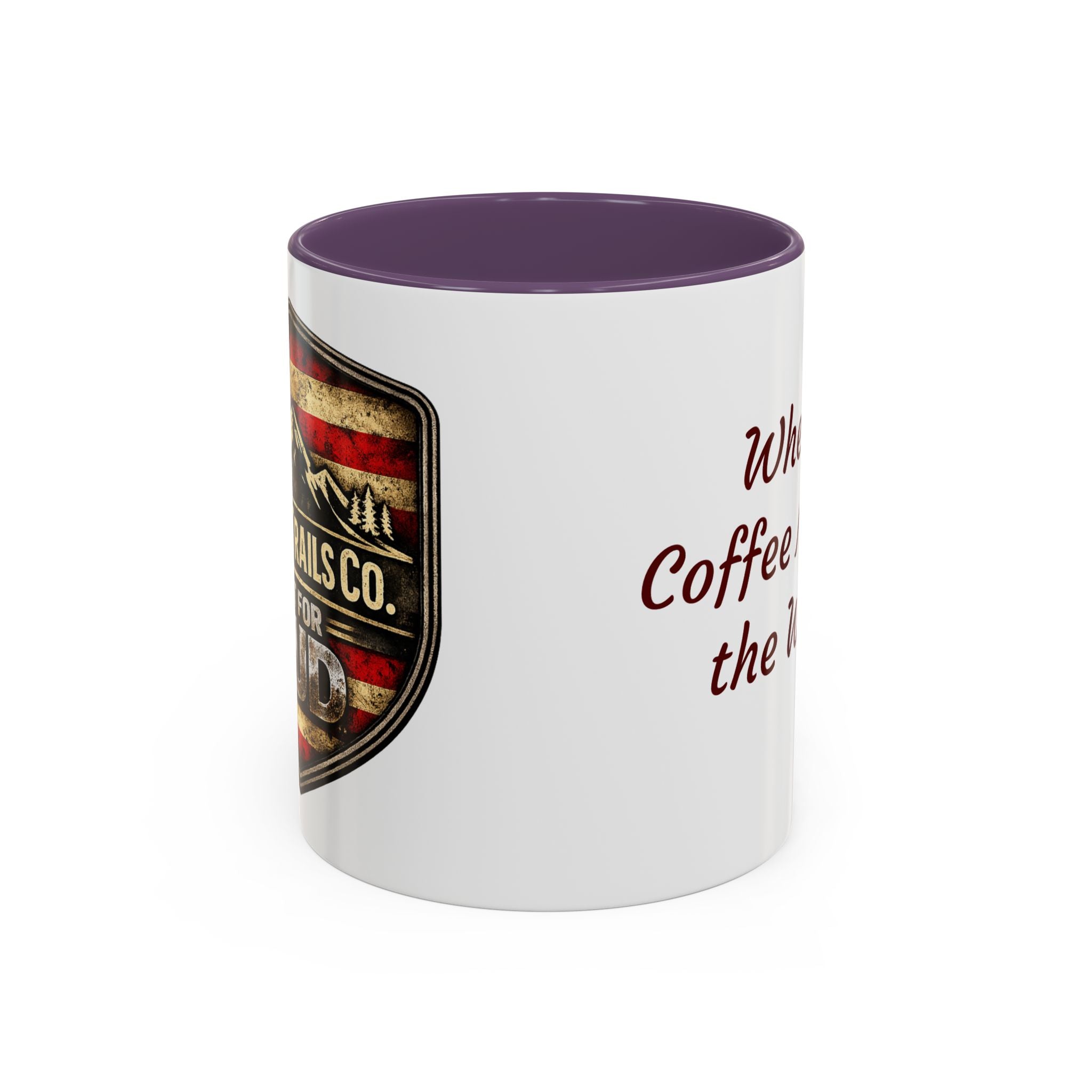 Built for Mud Coffee Mug — Legacy Trails Co. Vintage Off‑Road Flag Design