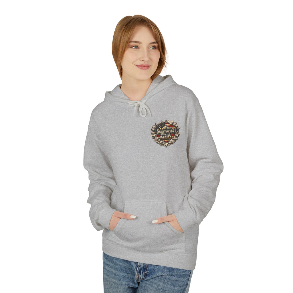 Adventure Hoodie — "No Roads, No Limits" Off‑Road Mountain Truck Hoodie