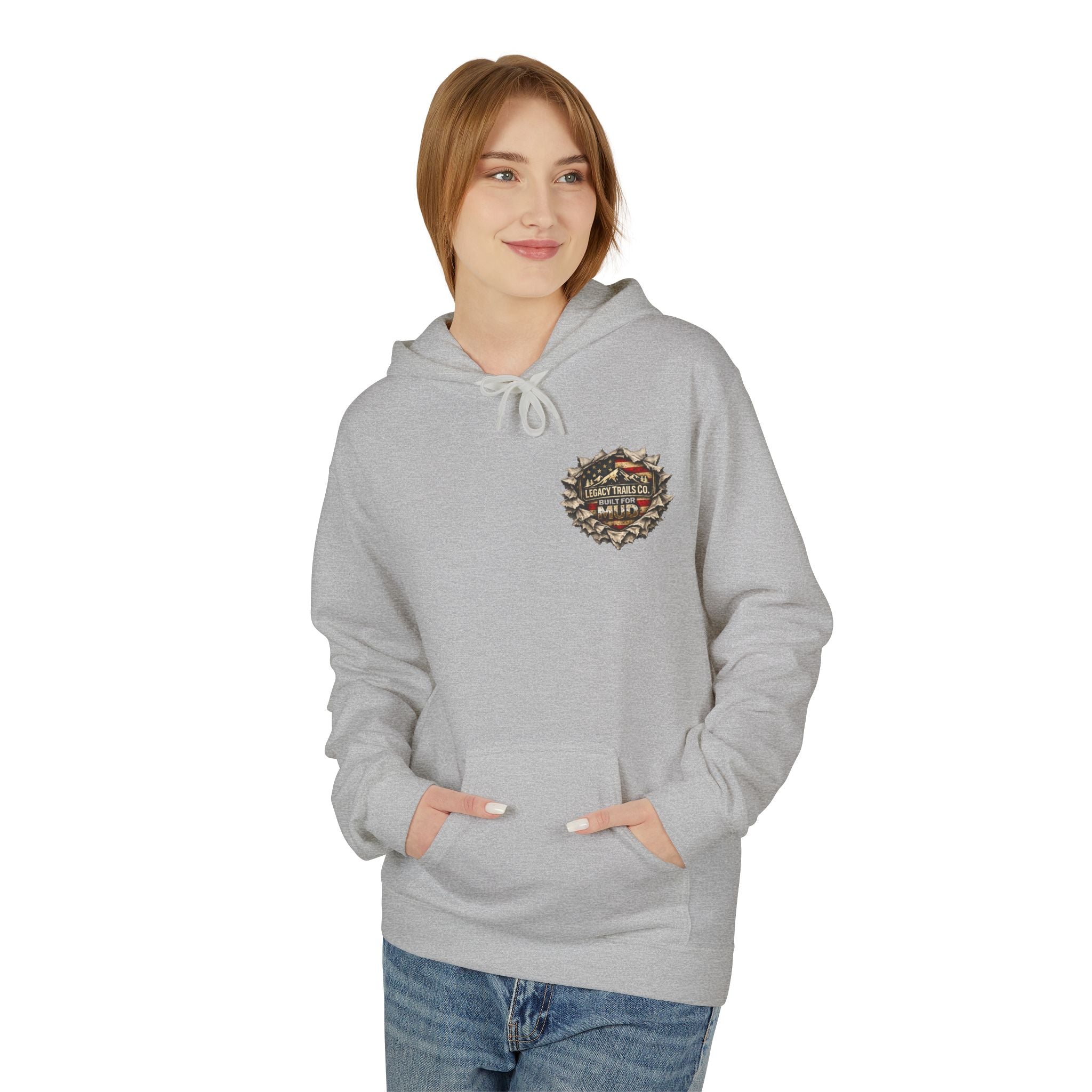 Adventure Hoodie — "No Roads, No Limits" Off‑Road Mountain Truck Hoodie
