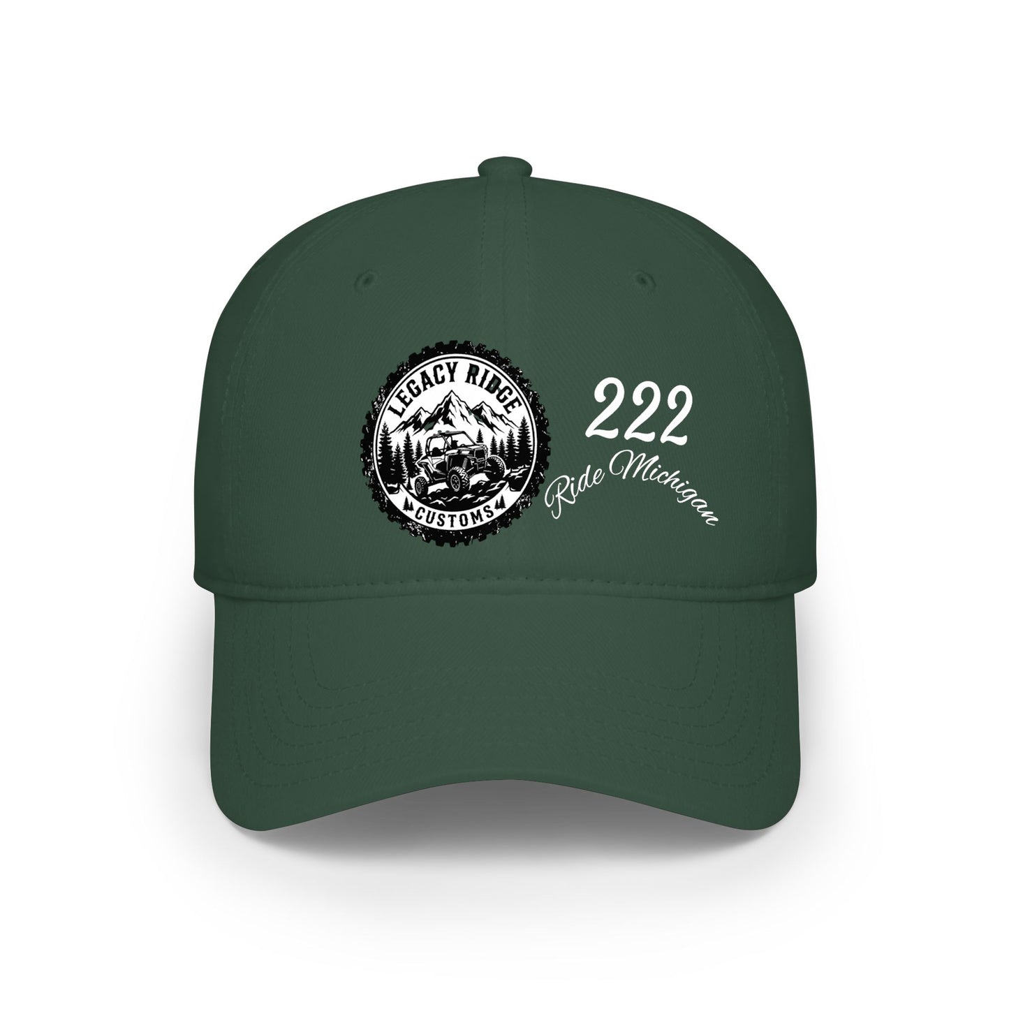 Legacy Riders 222 Red Low Profile Baseball Cap