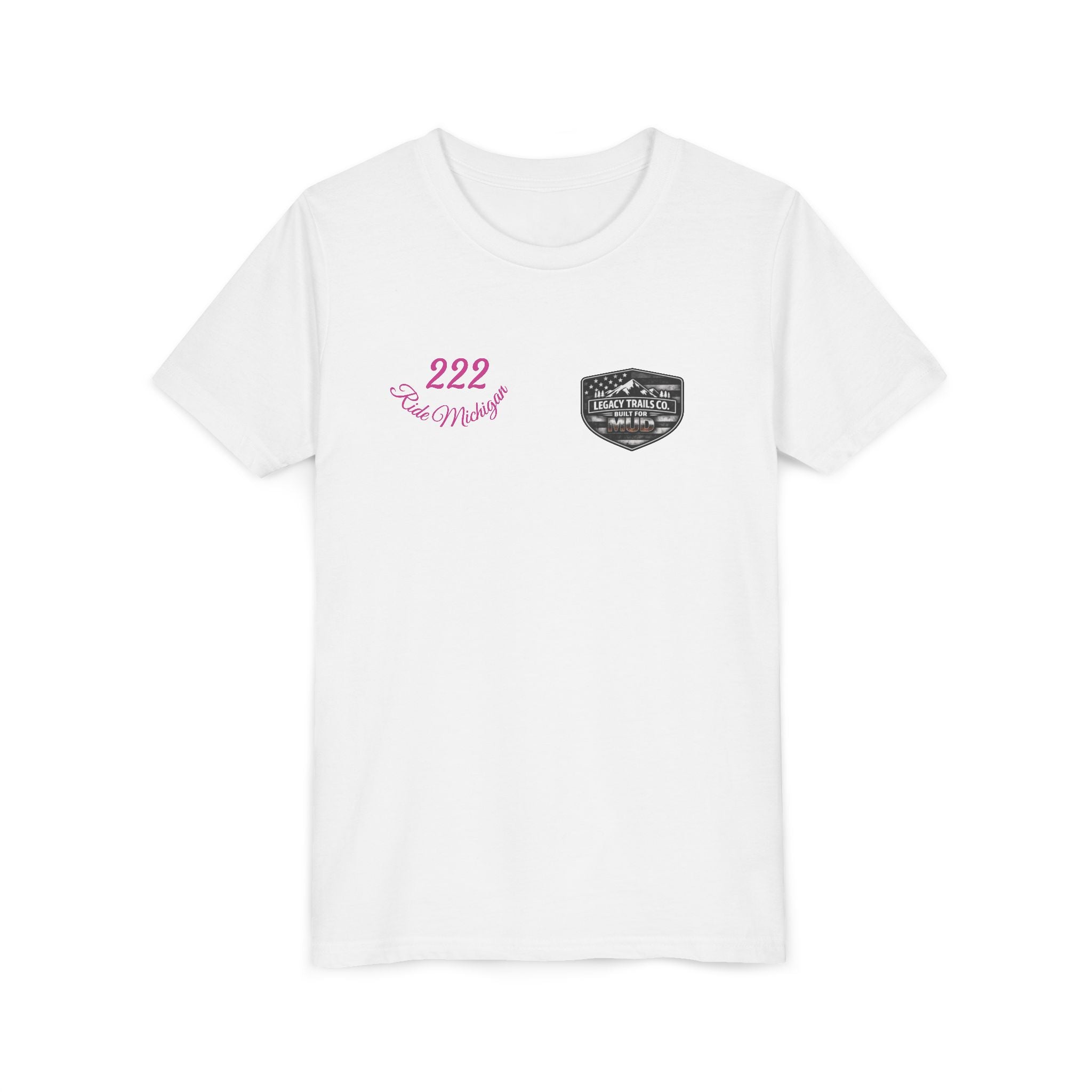 Ponytails & Trails Youth Tee — Cute Outdoor Adventure Graphic T-Shirt