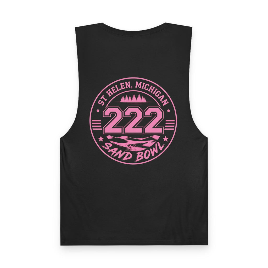 Barnard Tank Top — '222 Sand Bowl' St. Helen, Michigan Beach Badge Tank