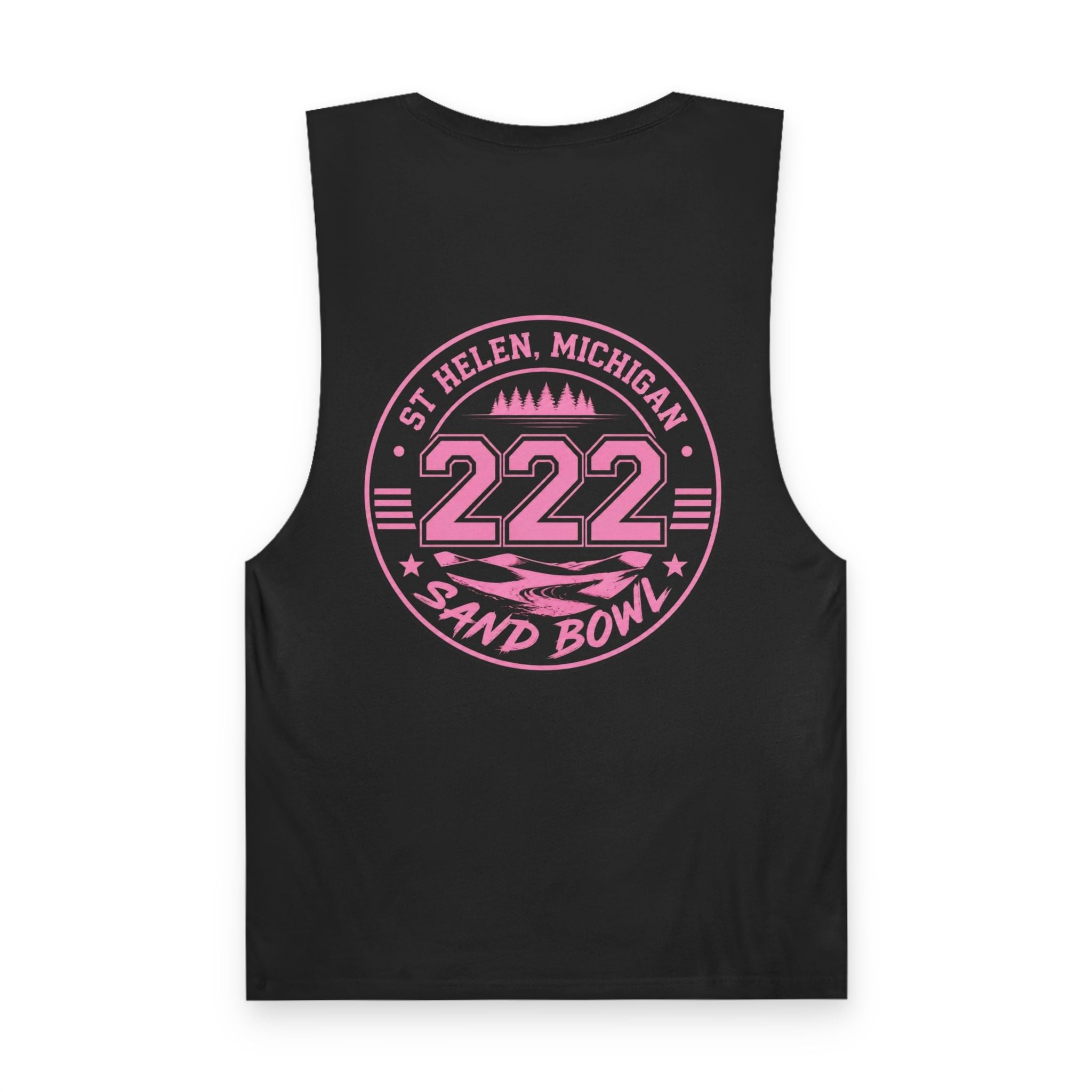 Barnard Tank Top — '222 Sand Bowl' St. Helen, Michigan Beach Badge Tank