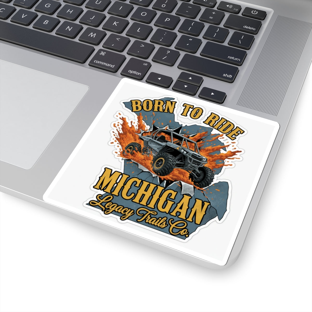 Michigan Off-Road Sticker — "Born to Ride" UTV Adventure Decal