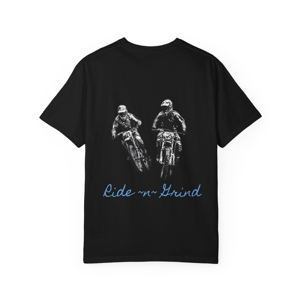 Ride or Grind Motorcycle T-Shirt — '222' Moto Graphic Tee