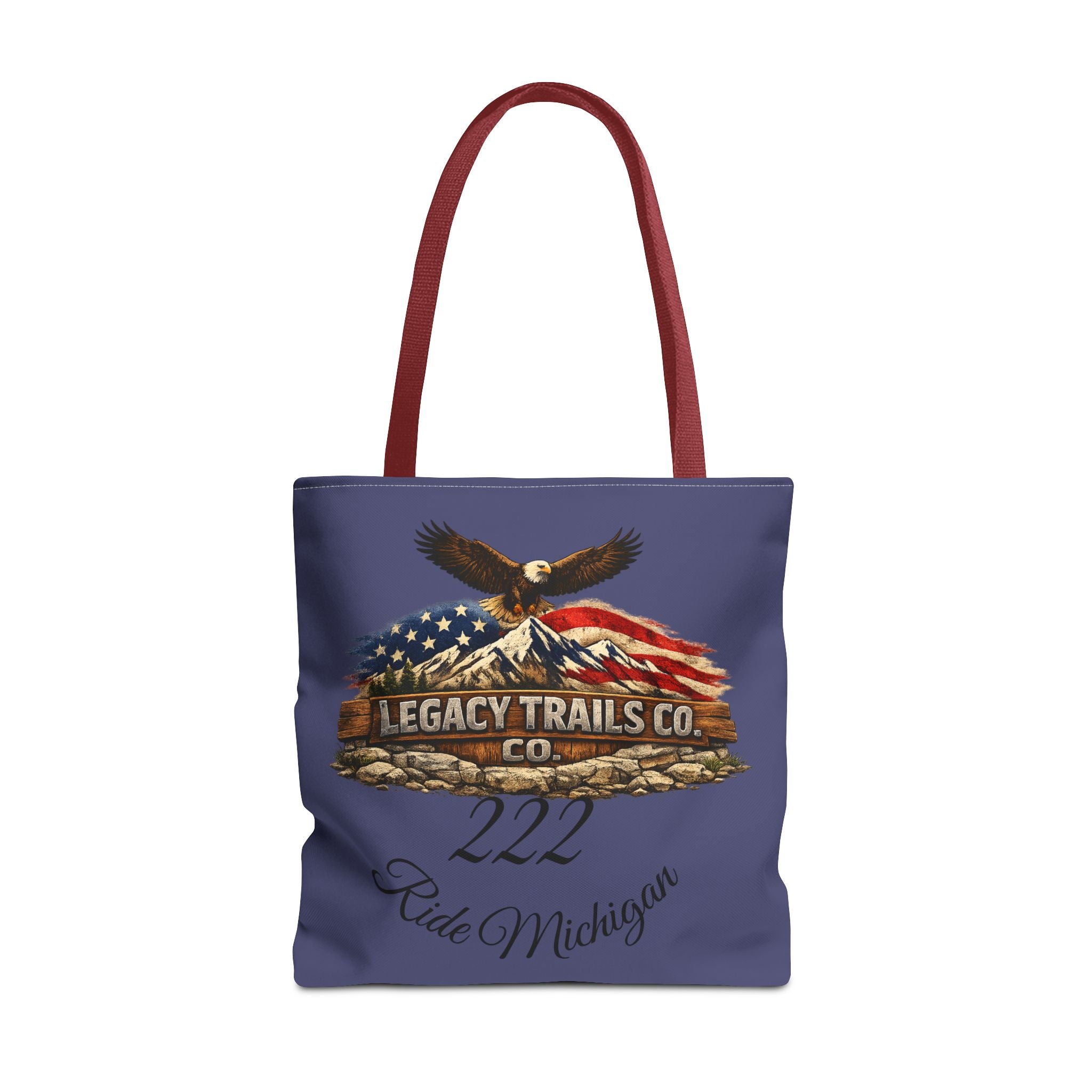 Freedom Runs Deep Eagle Tote Bag — Legacy Trails Co. American Flag Design