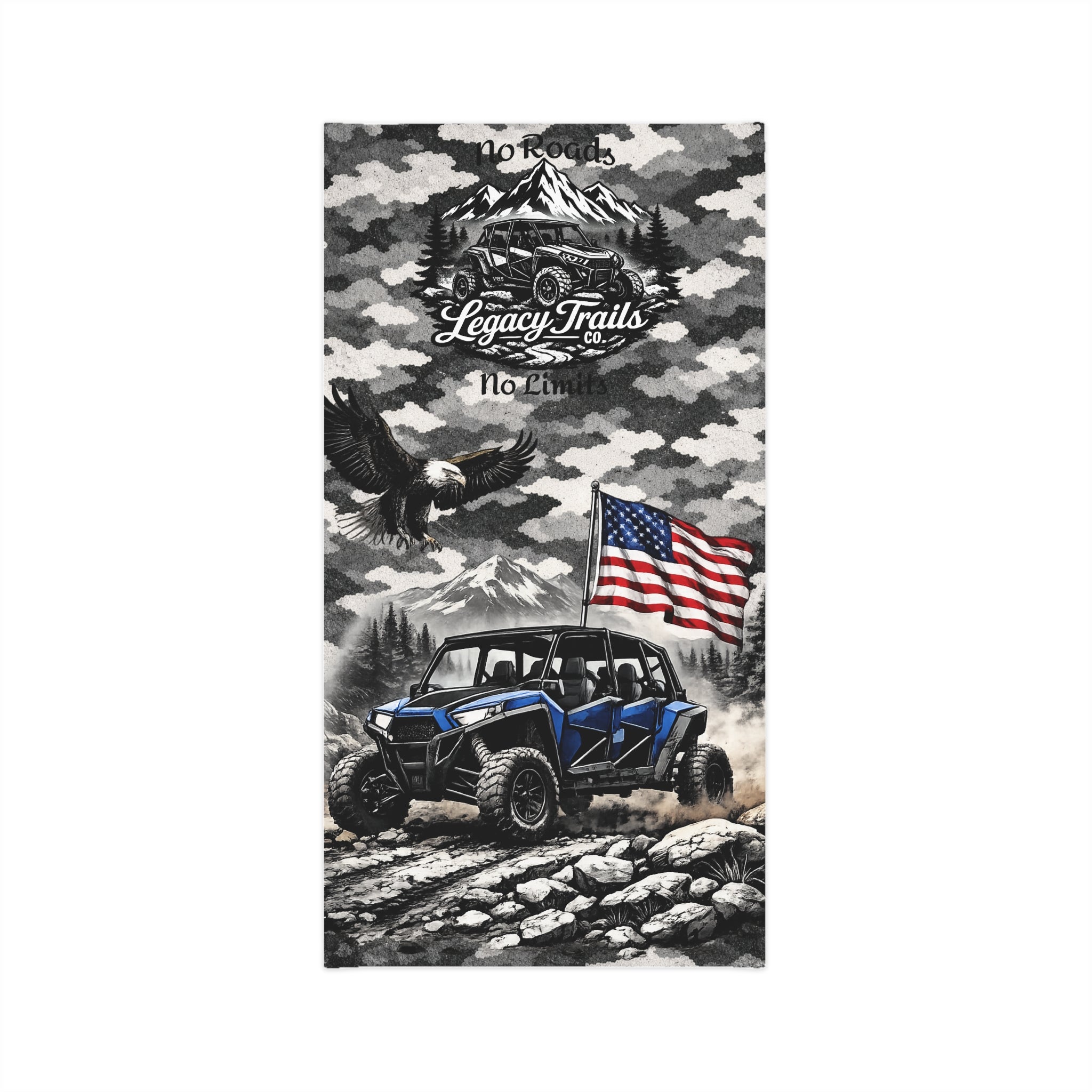 Patriotic Off-Road Neck Gaiter — Legacy Trails UTV Design