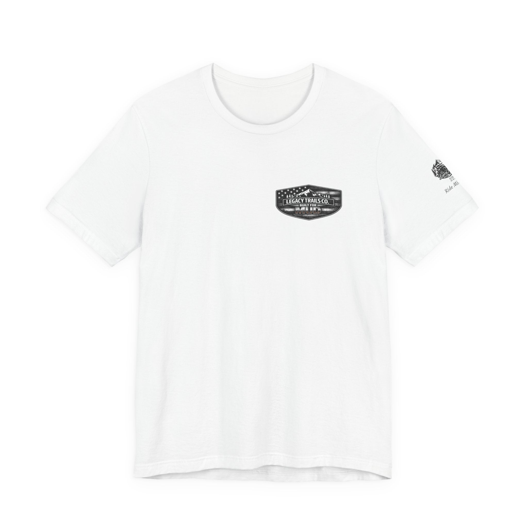Motorcycle T‑Shirt — "Throttle Up Tune Out" Vintage Rider Tee
