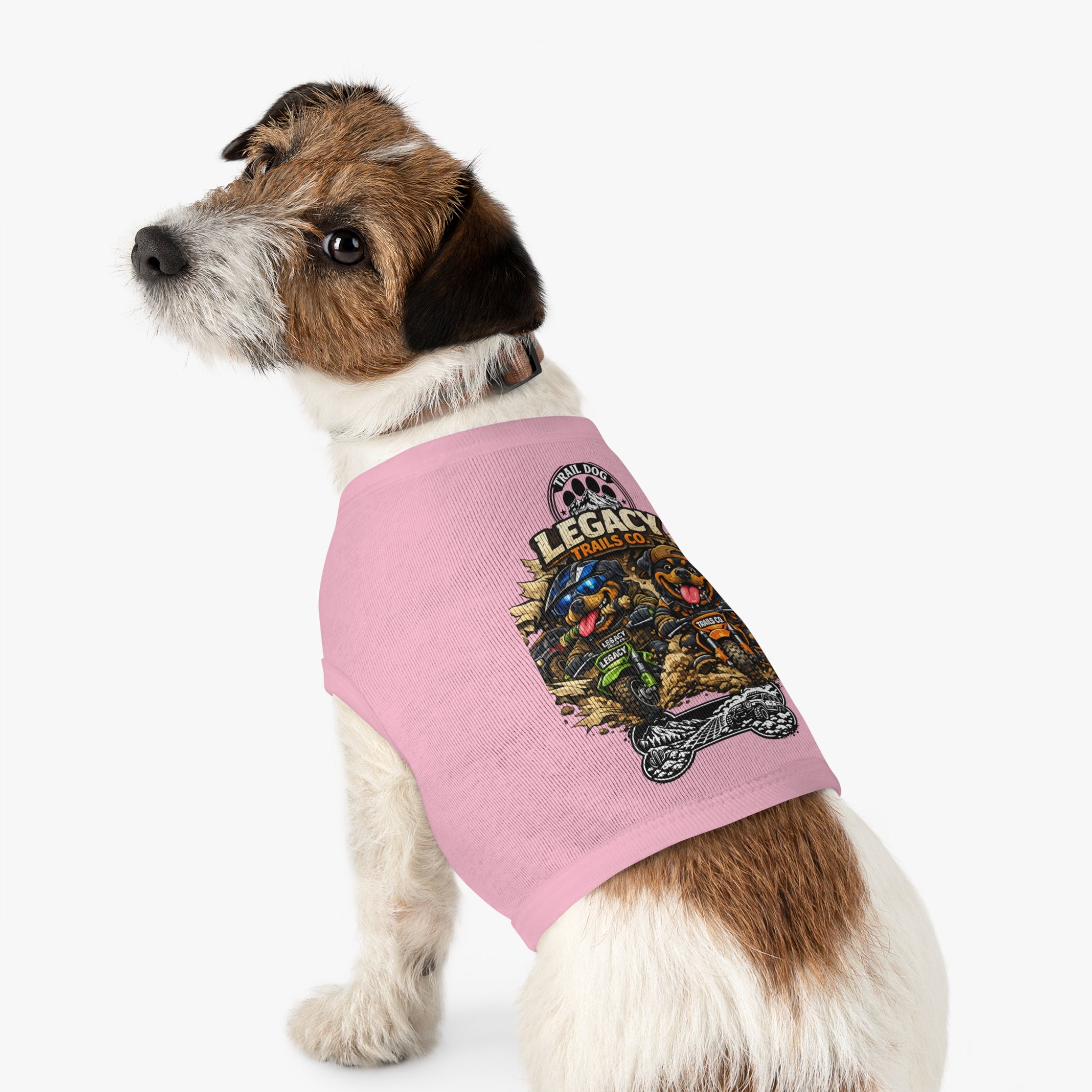 Trail Dog Legacy Trails Co. Dog Tank Top - Mountain Biking Pet Shirt