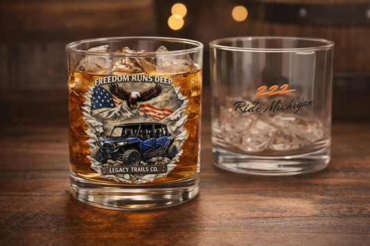 RZR 1000 10oz Rocks Glass – Classic Whiskey Tumbler for Cocktails & Spirits