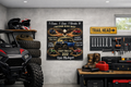 Off-Road UTV Poster — "Freedom Runs Deep" Ride Michigan Matte Horizontal Poster