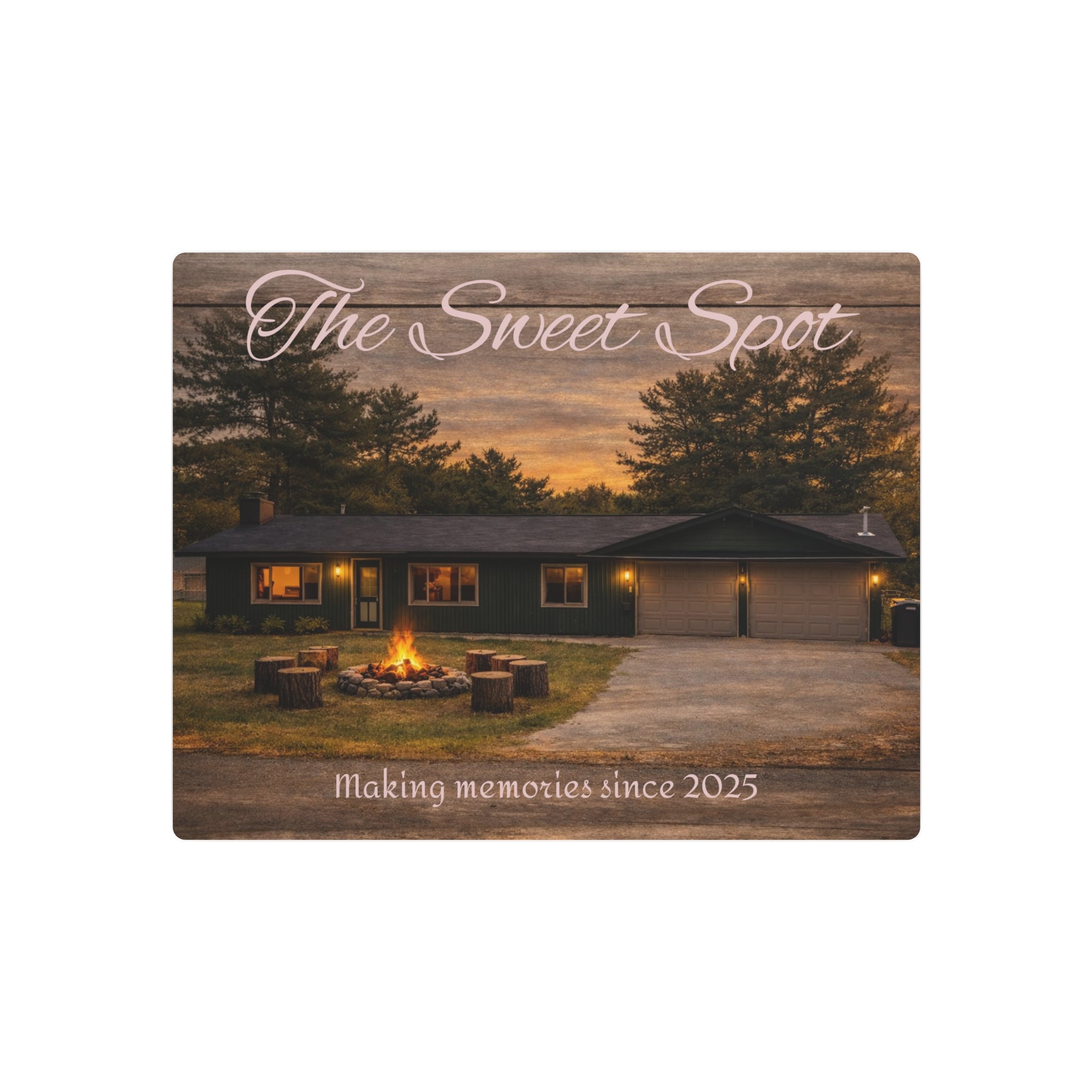 Making Memories – Custom Cabin Metal Sign