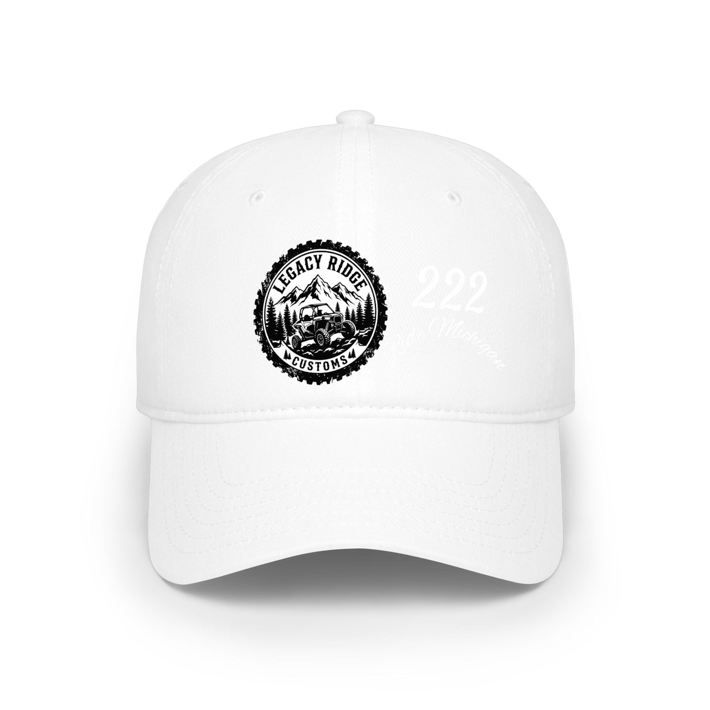 Legacy Riders 222 Red Low Profile Baseball Cap