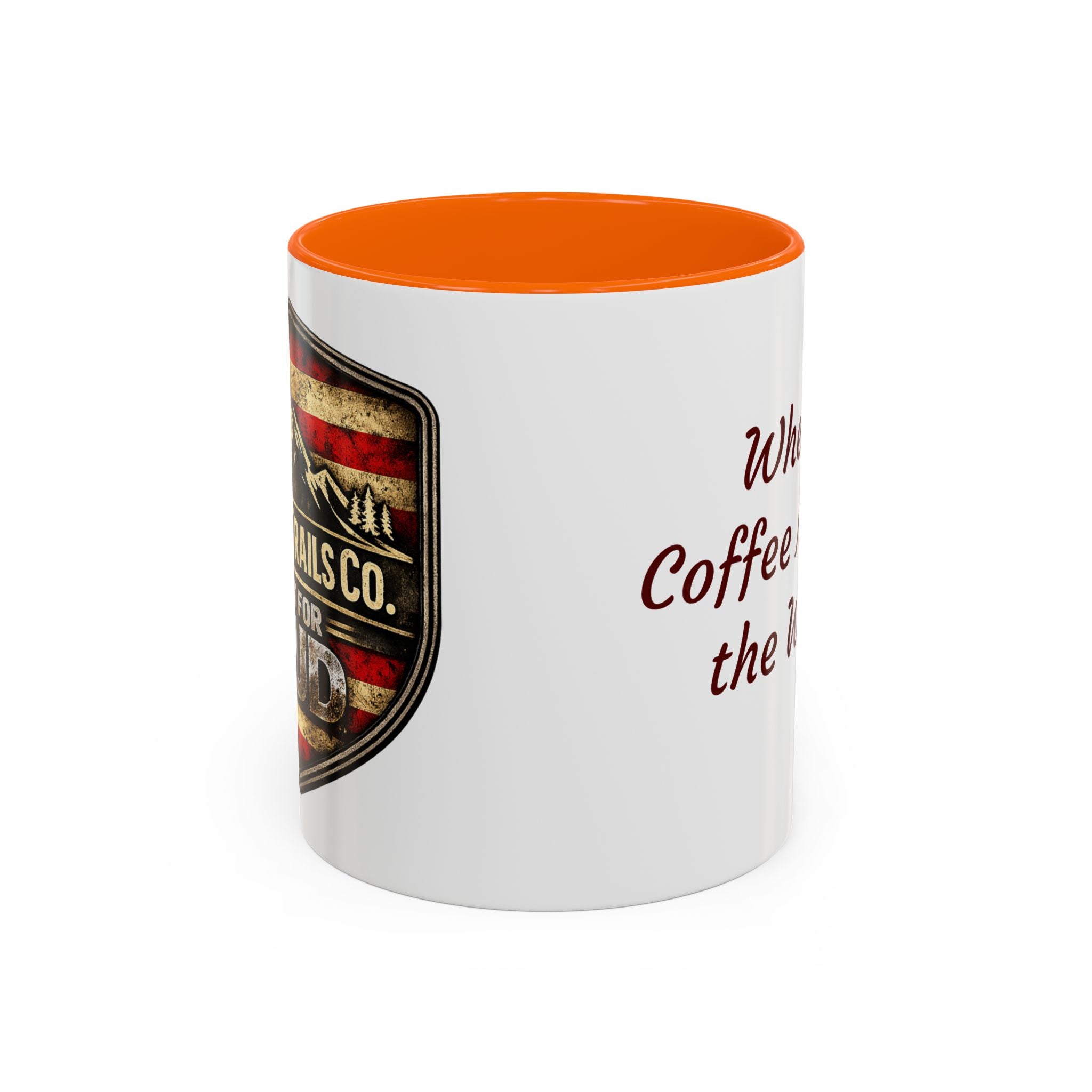 Built for Mud Coffee Mug — Legacy Trails Co. Vintage Off‑Road Flag Design