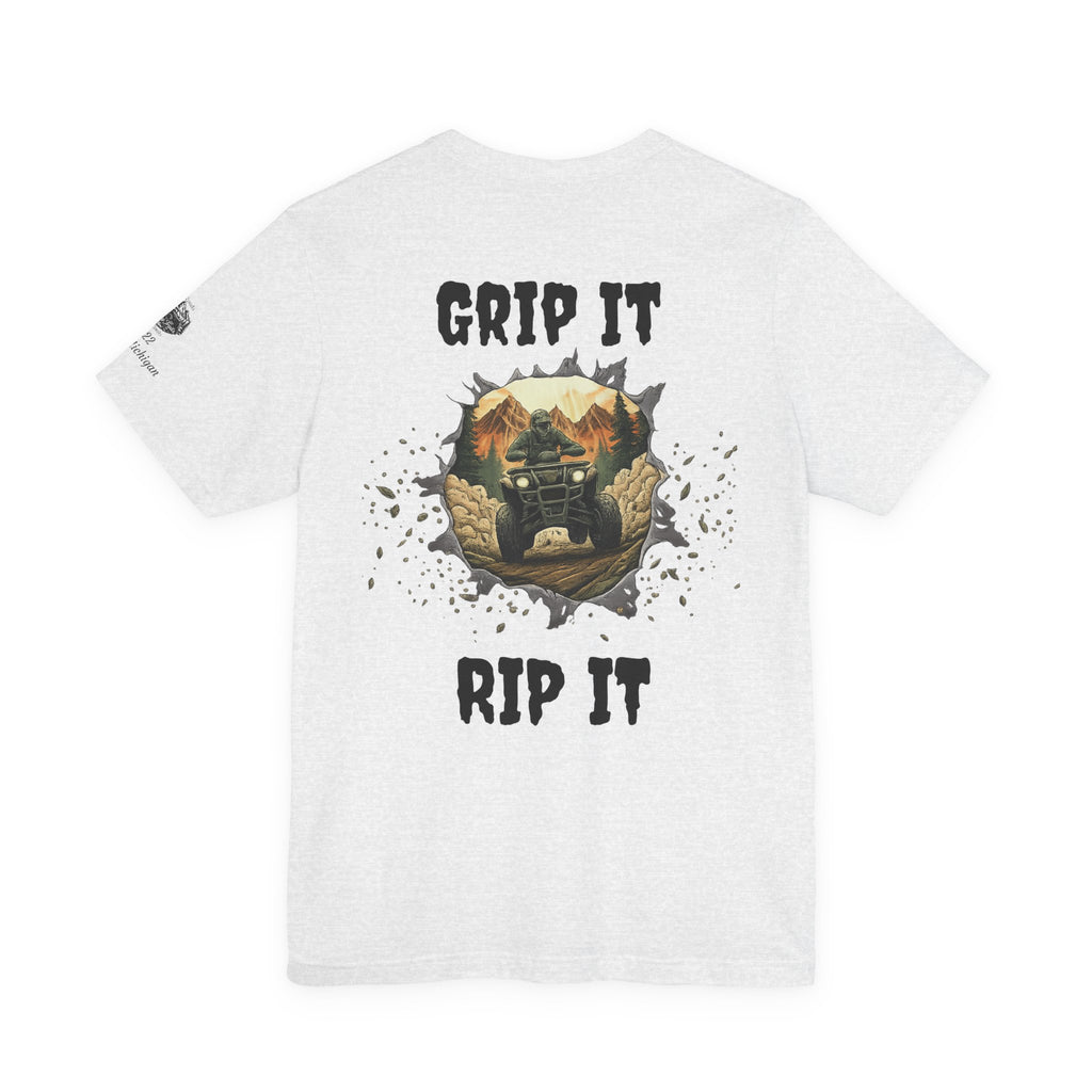 Grip It Rip It Off‑Road ATV T‑Shirt — Adventure Mud Racing Graphic Tee