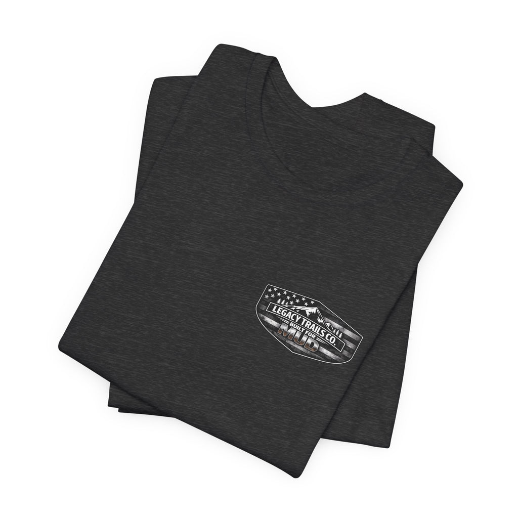 Motorcycle T‑Shirt — "Throttle Up Tune Out" Vintage Rider Tee