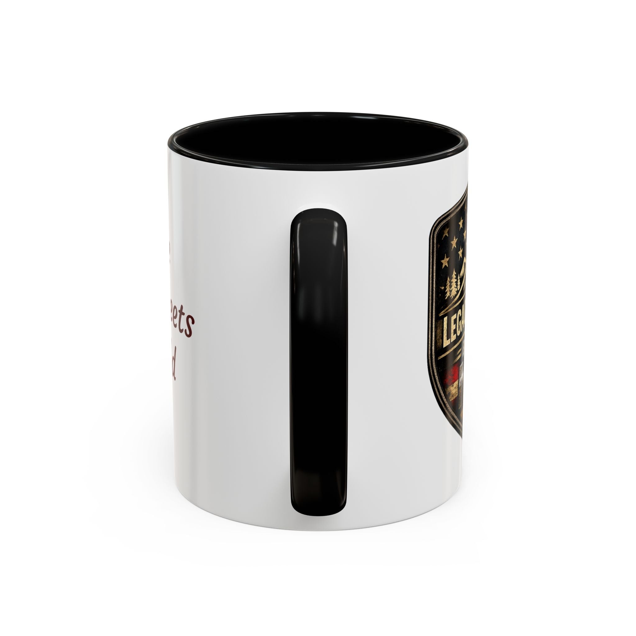 Built for Mud Coffee Mug — Legacy Trails Co. Vintage Off‑Road Flag Design