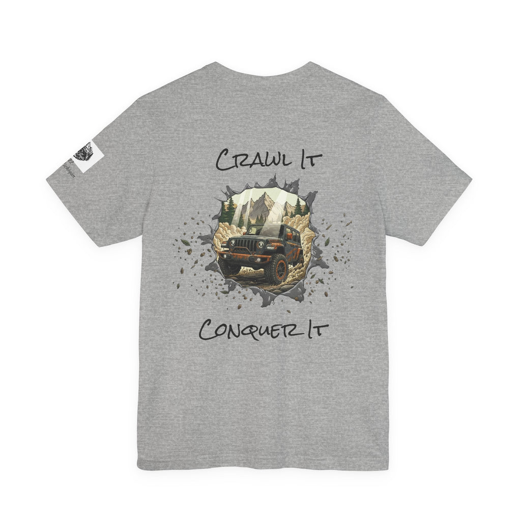 Off‑Road Jeep Tee — "Crawl It, Conquer It" Adventure Shirt