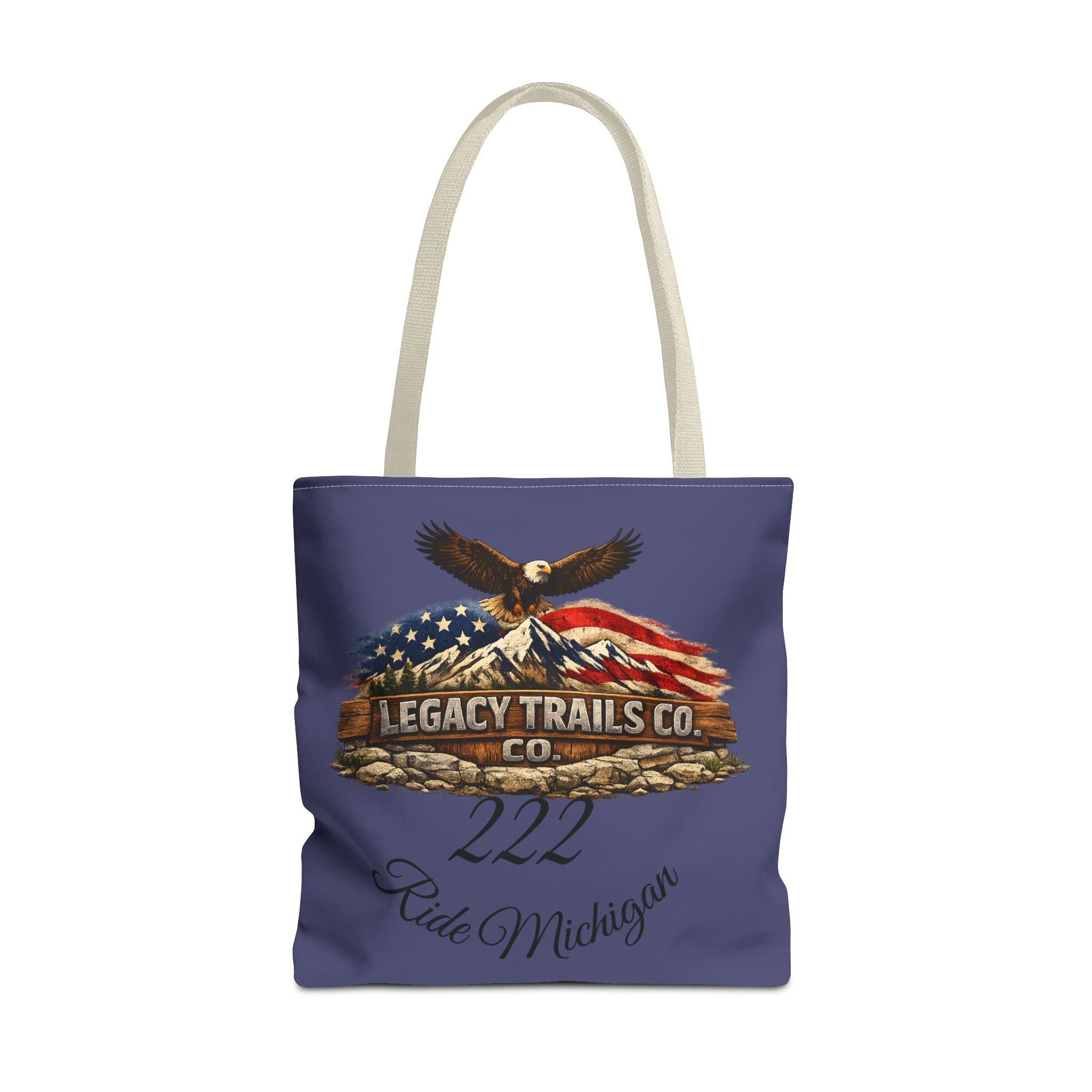 Freedom Runs Deep Eagle Tote Bag — Legacy Trails Co. American Flag Design