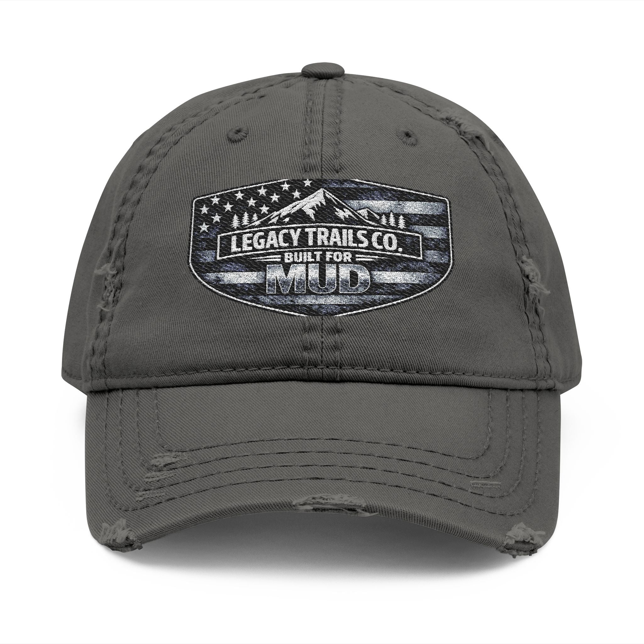 Vintage Embroidered Dad Hat — Legacy Trails Co. Distressed Cap