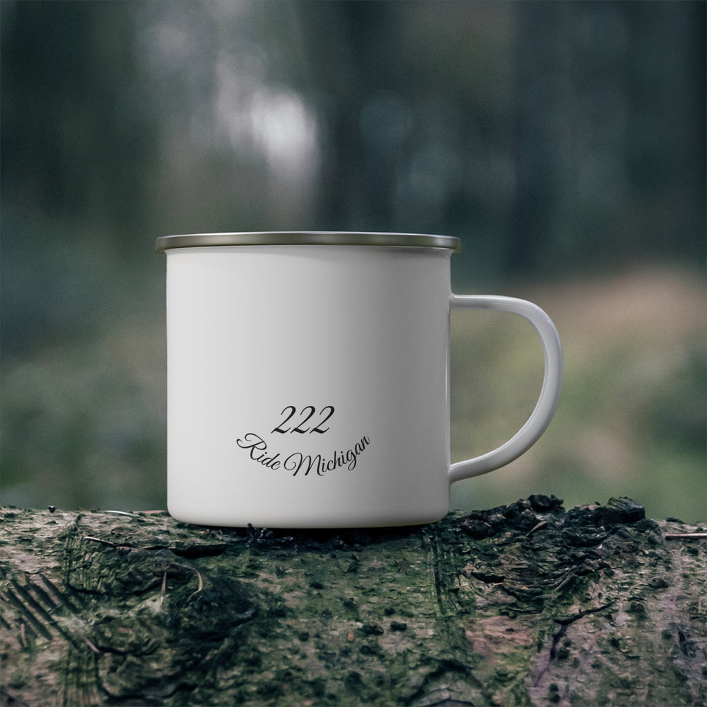 "Freedom Runs Deep" 1776–2026 Patriotic Camping Mug