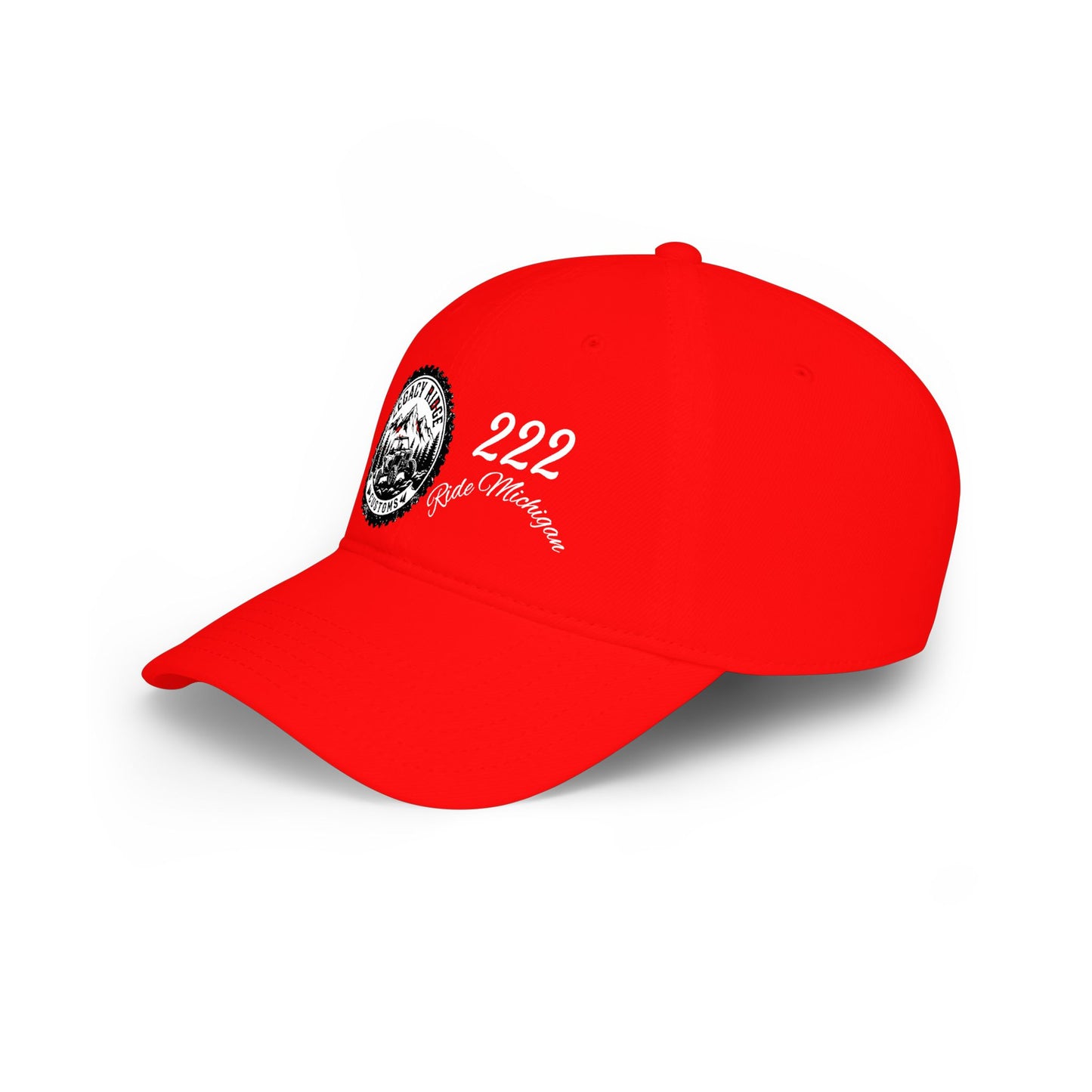 Legacy Riders 222 Red Low Profile Baseball Cap