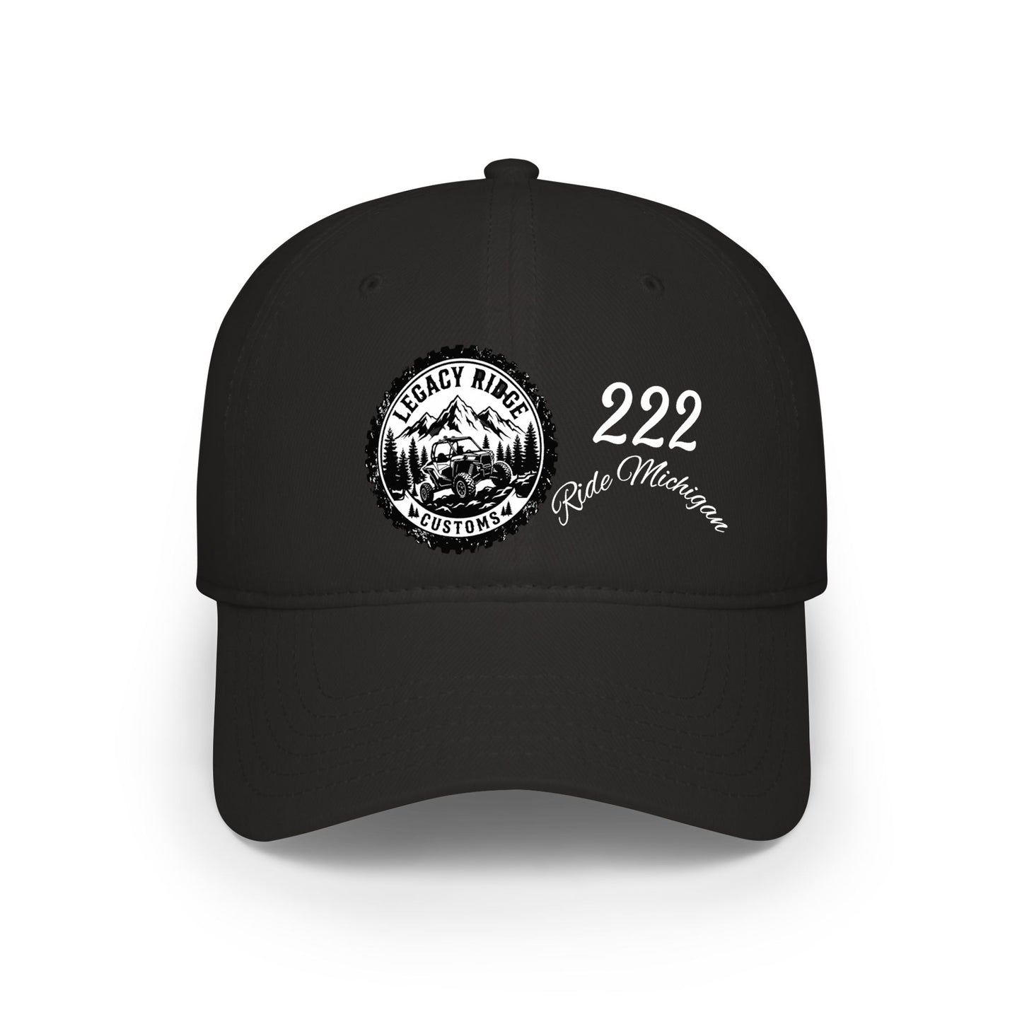 Legacy Riders 222 Red Low Profile Baseball Cap