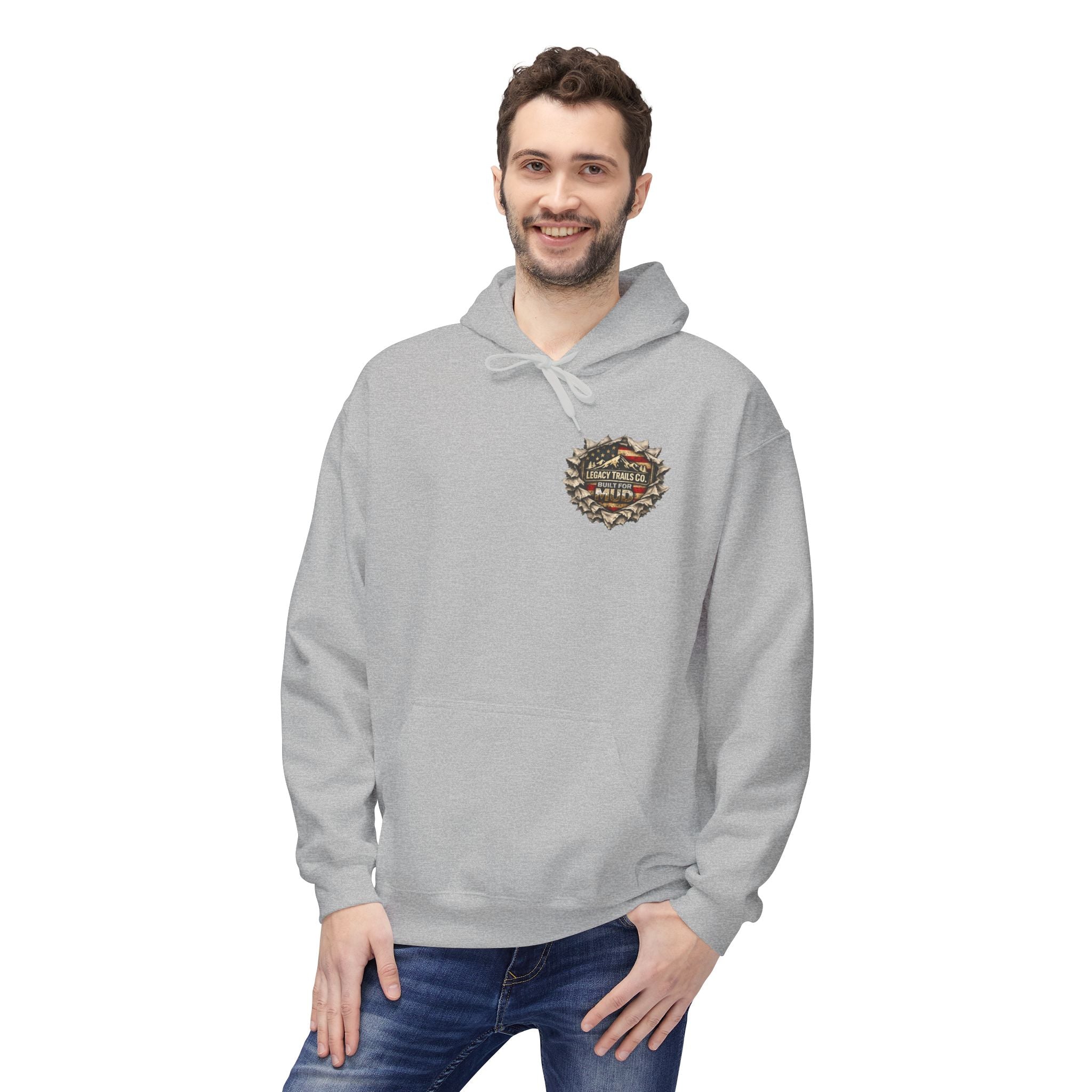Adventure Hoodie — "No Roads, No Limits" Off‑Road Mountain Truck Hoodie