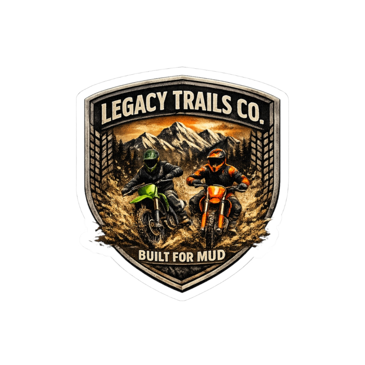 Trail Shield Sticker SXS