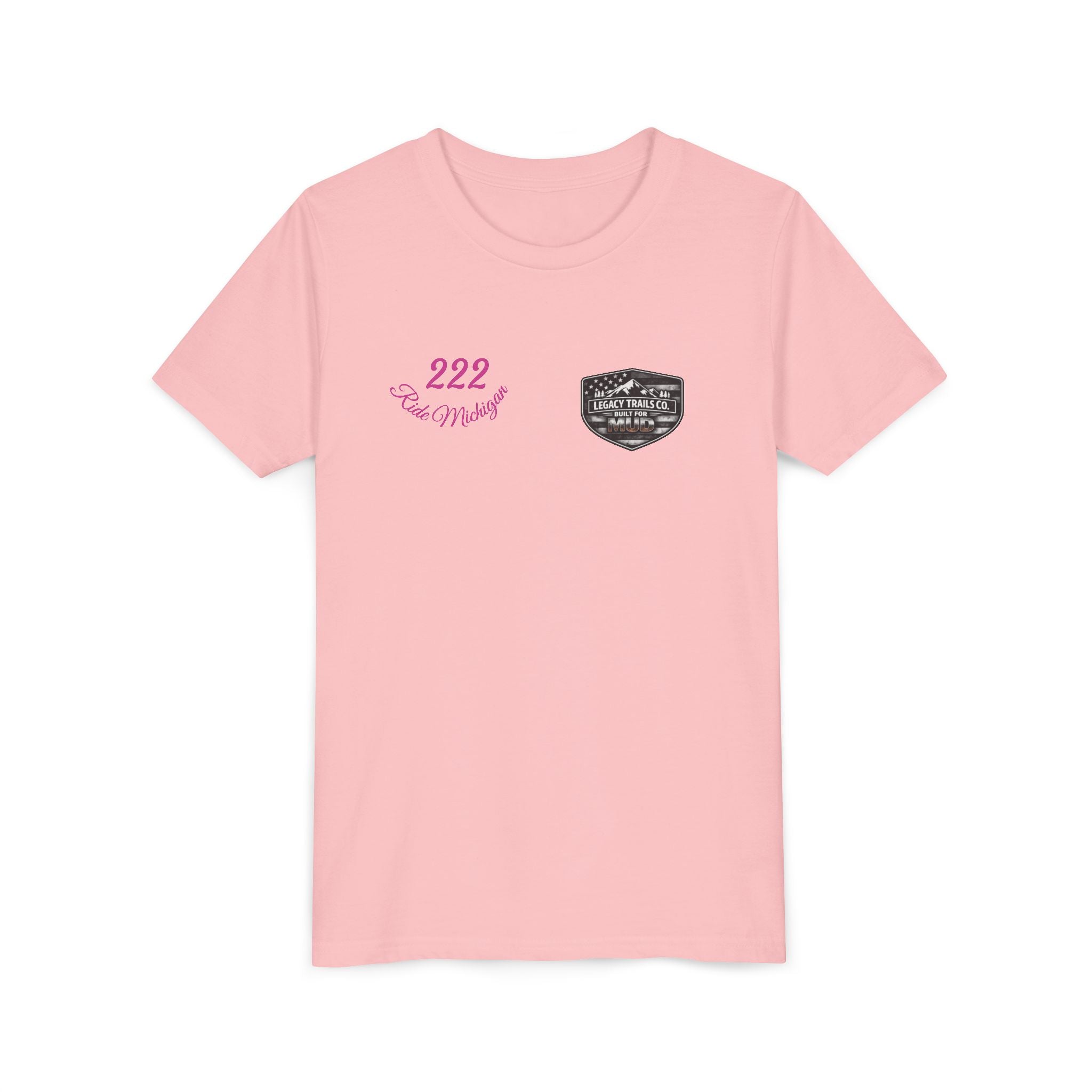 Ponytails & Trails Youth Tee — Cute Outdoor Adventure Graphic T-Shirt