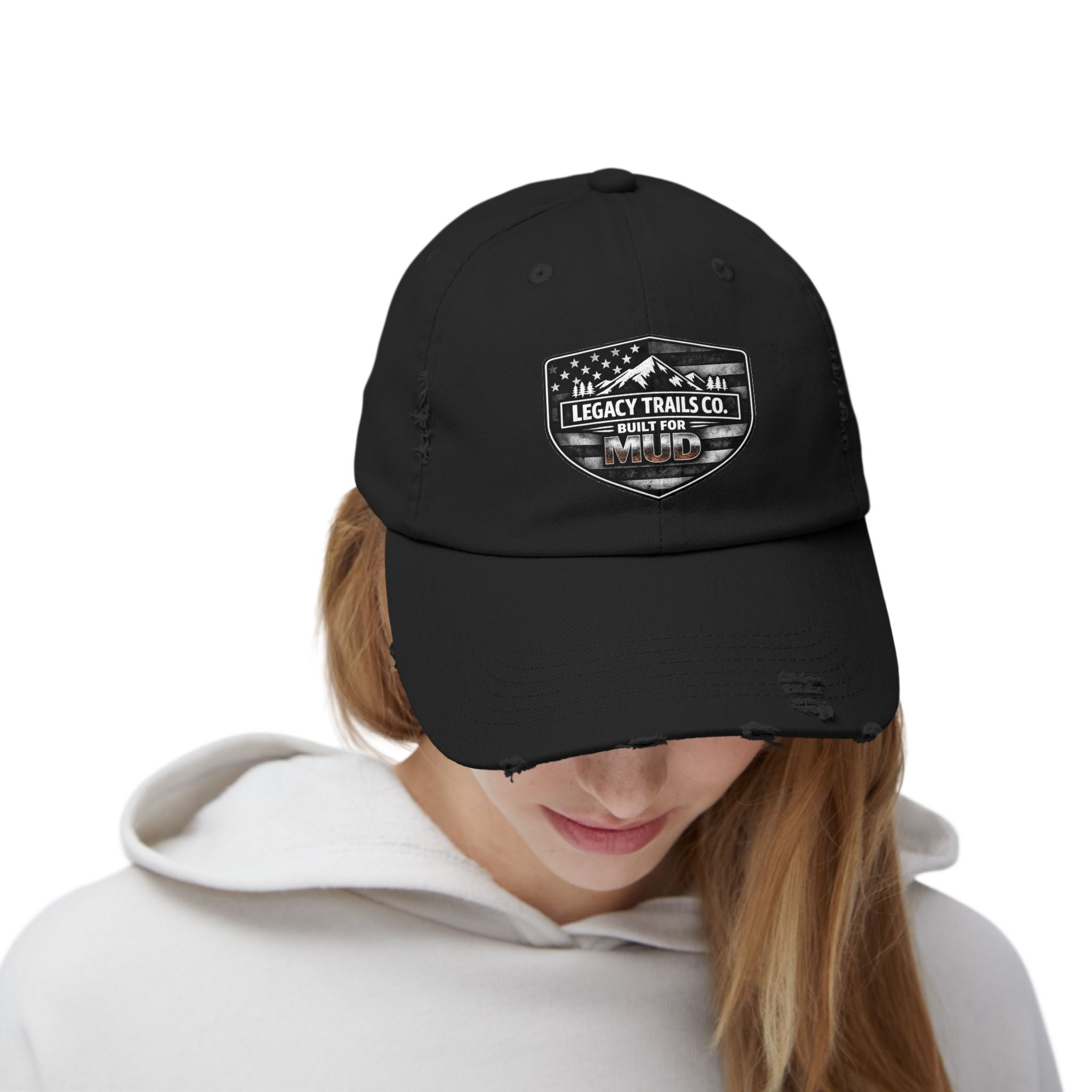 Legacy Trails Co. Distressed Cap — Built for the Wild Outdoor Hat