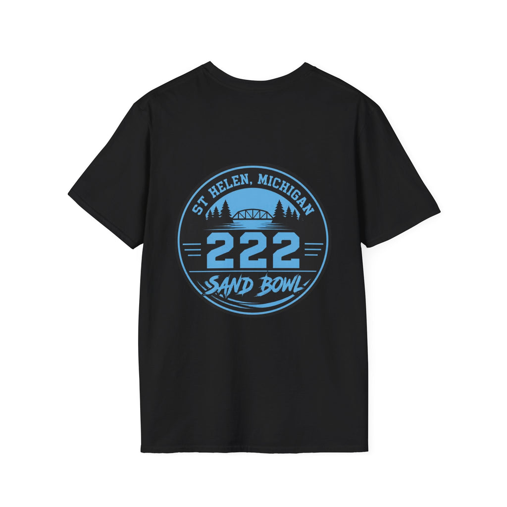 Ride Michigan T‑Shirt — 222 Ride Michigan Motorcycle State Outline Tee